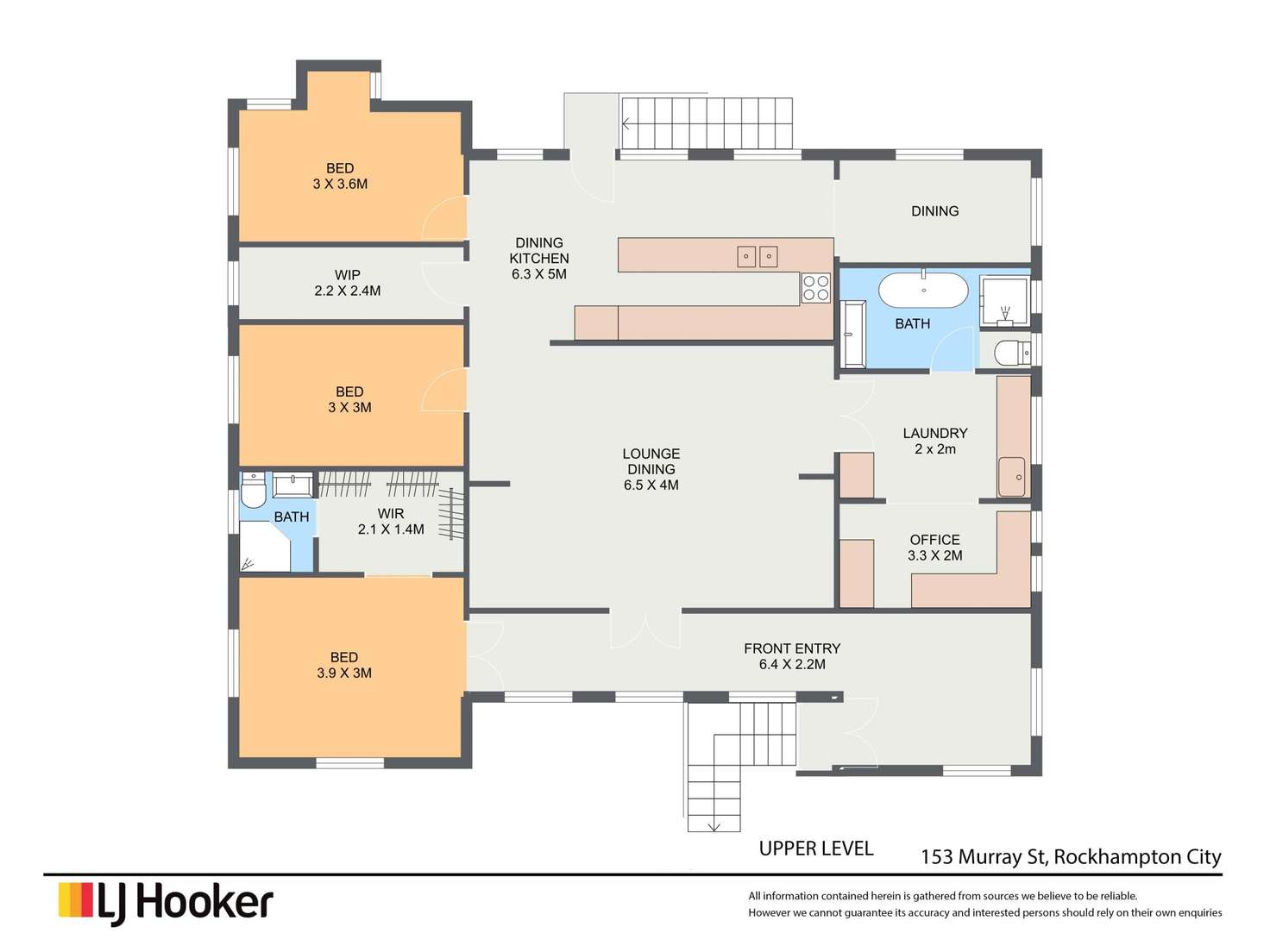 Floorplan of Homely house listing, 153 Murray Street, Rockhampton City QLD 4700