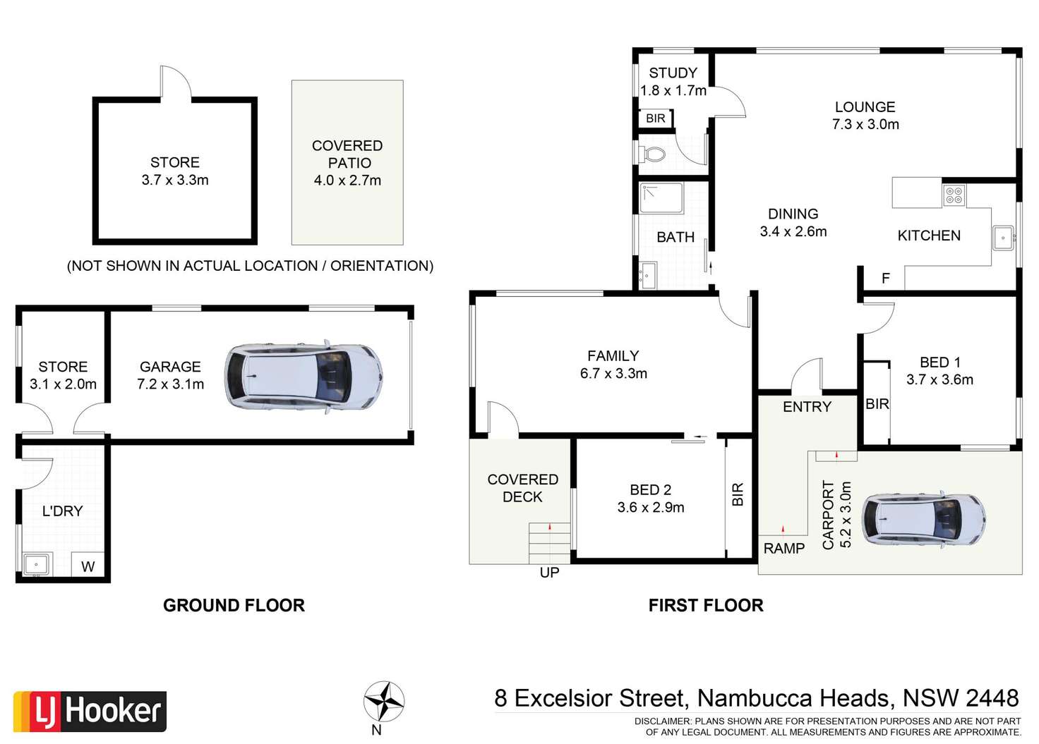 Floorplan of Homely house listing, 8 Excelsior Street, Nambucca Heads NSW 2448