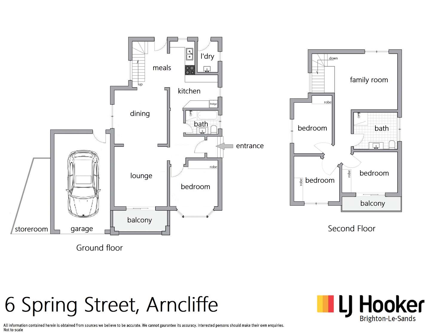 Floorplan of Homely house listing, 6 Spring Street, Arncliffe NSW 2205
