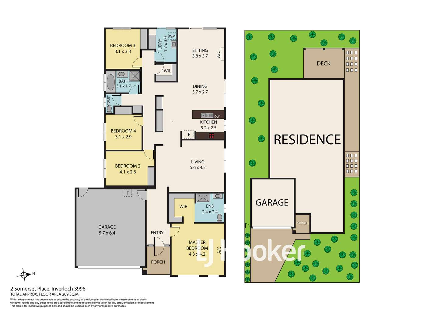 Floorplan of Homely house listing, 2 Somerset Place, Inverloch VIC 3996