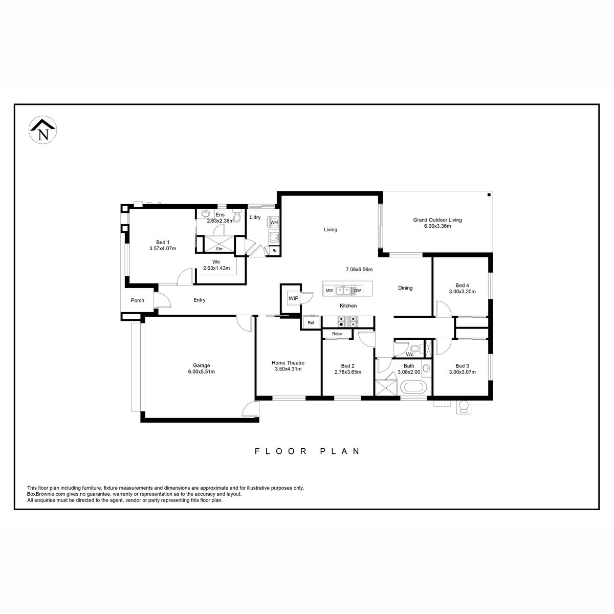 Floorplan of Homely house listing, 10 Firefly Road, Point Cook VIC 3030