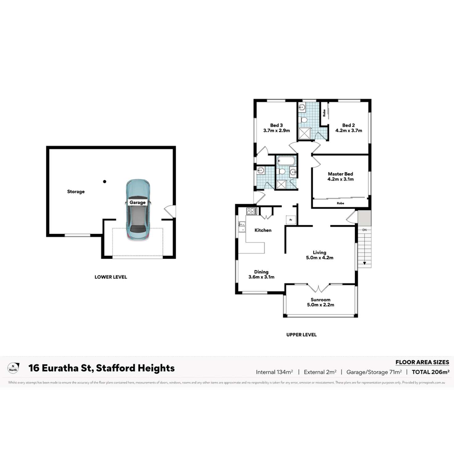 Floorplan of Homely house listing, 16 Euratha Street, Stafford Heights QLD 4053