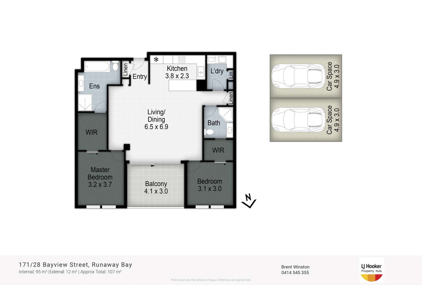 Floorplan of Homely apartment listing, 17i/20 Bayview Street, Runaway Bay QLD 4216