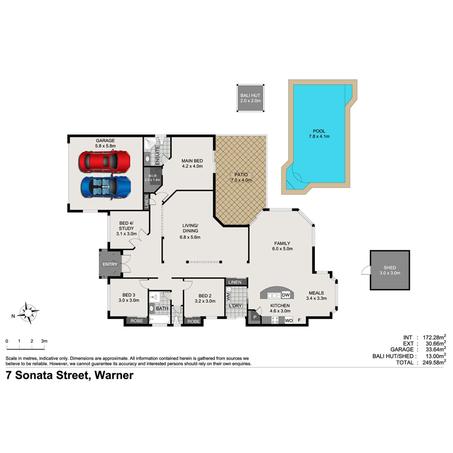Floorplan of Homely house listing, 7 Sonata Drive, Warner QLD 4500