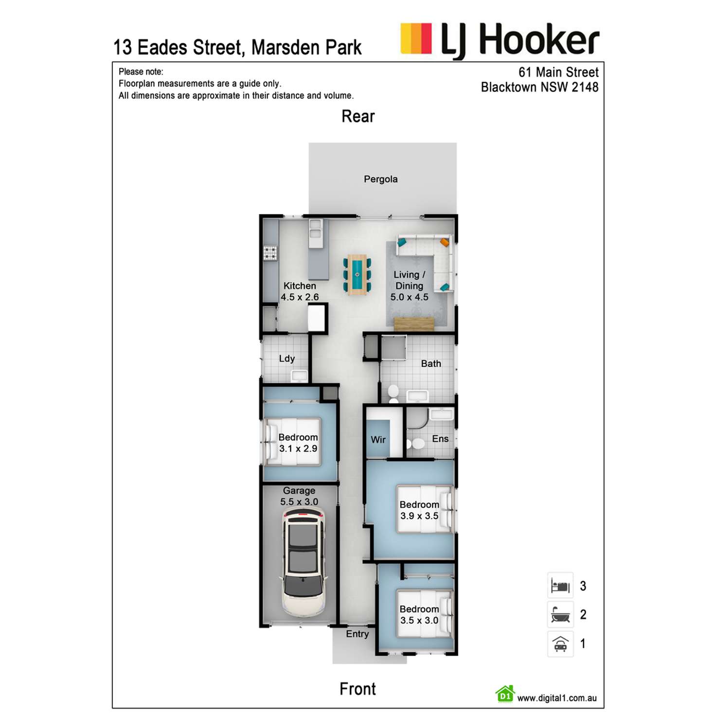 Floorplan of Homely house listing, 13 Eades Street, Marsden Park NSW 2765