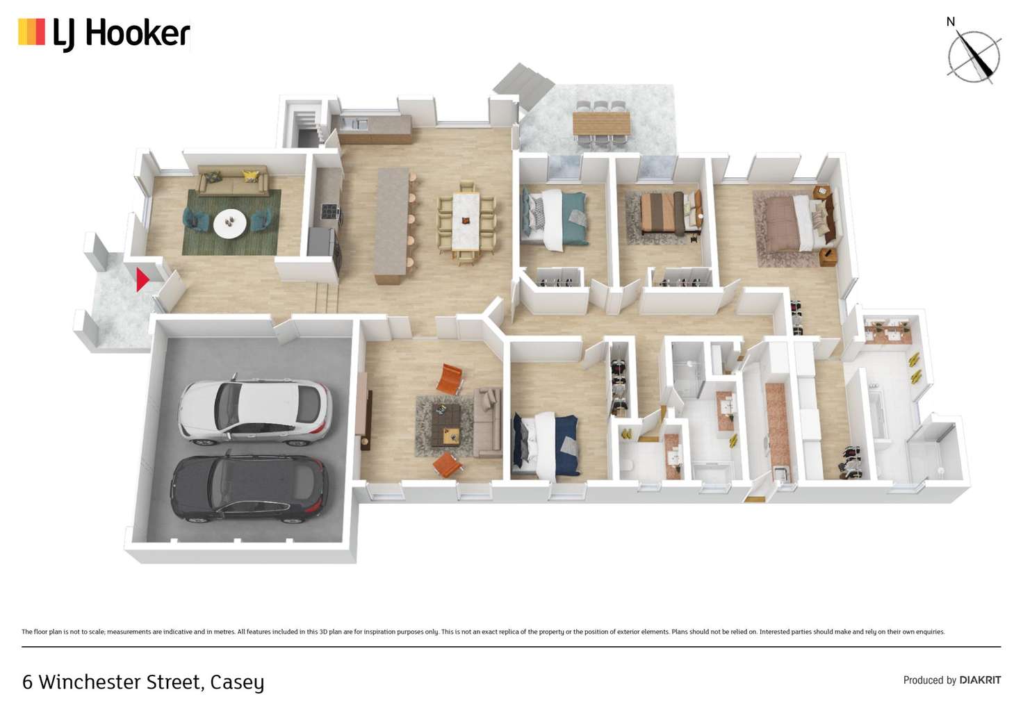 Floorplan of Homely house listing, 6 Winchester Street, Casey ACT 2913
