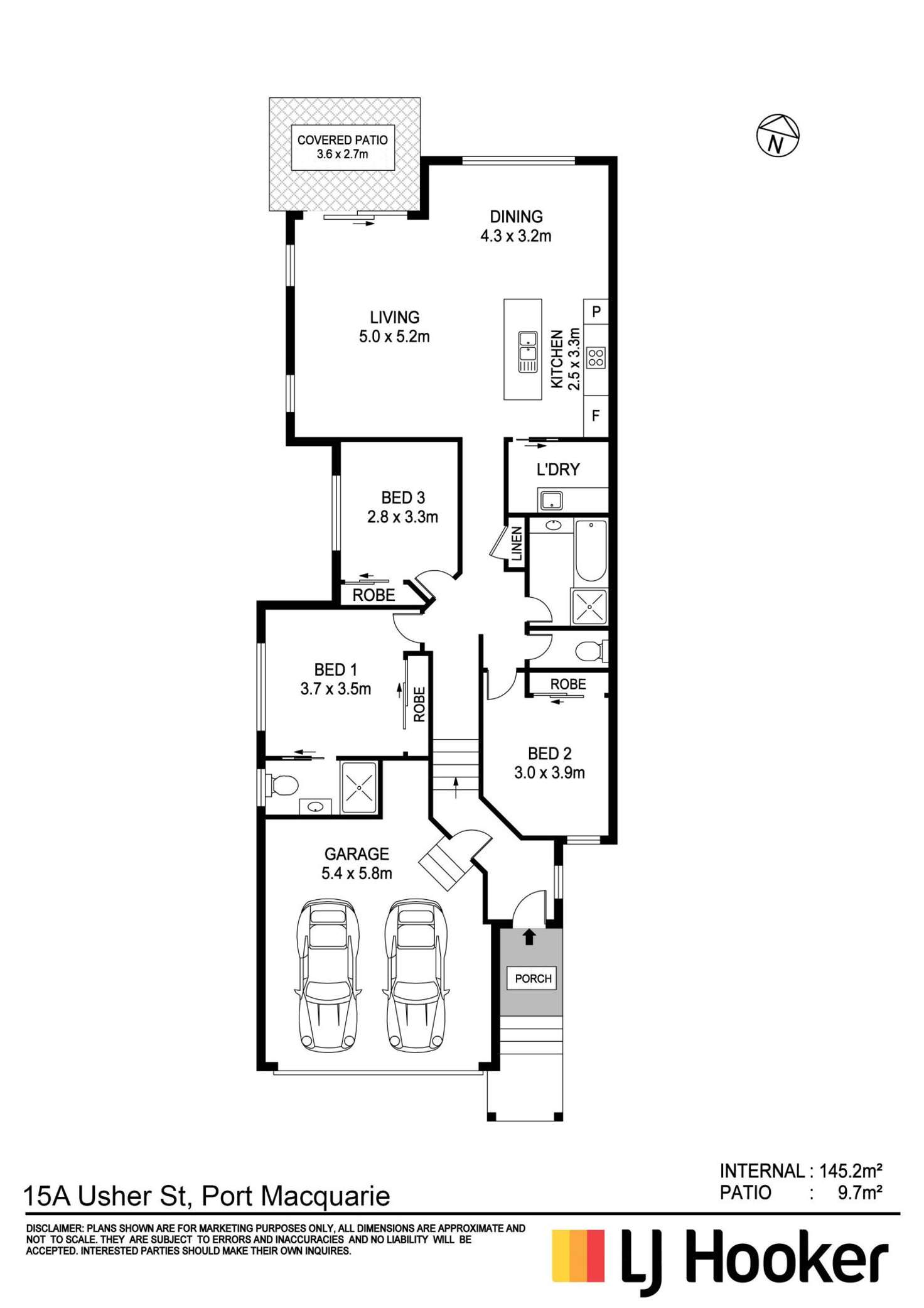 Floorplan of Homely house listing, 15A Usher Street, Port Macquarie NSW 2444