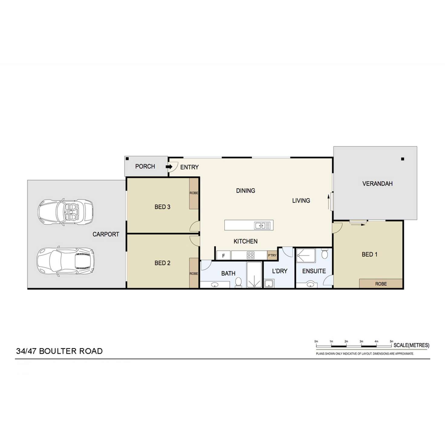 Floorplan of Homely unit listing, 34/47 Boulter Road, Berrimah NT 828