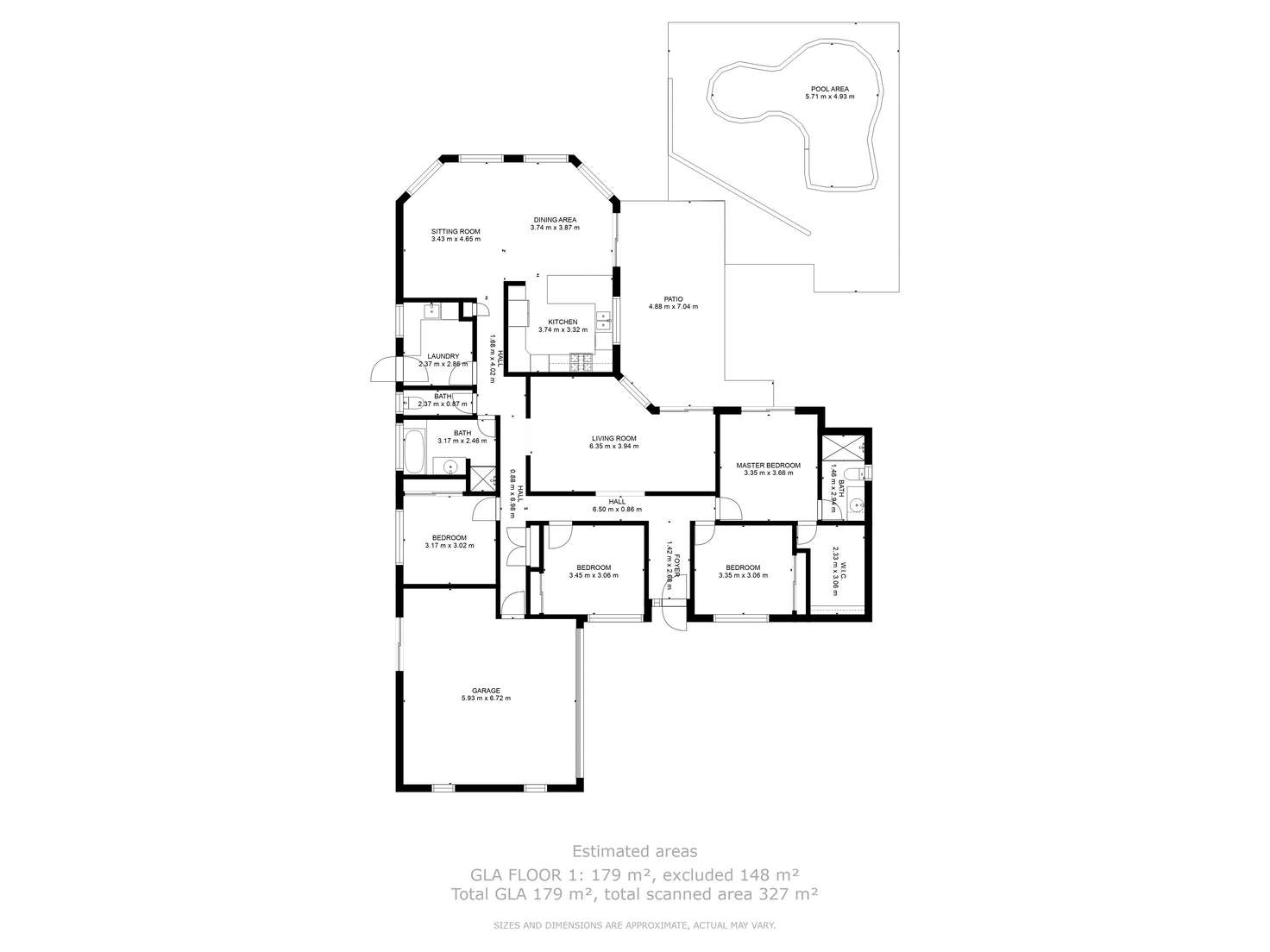Floorplan of Homely house listing, 5 Everglade Rise, Brinsmead QLD 4870
