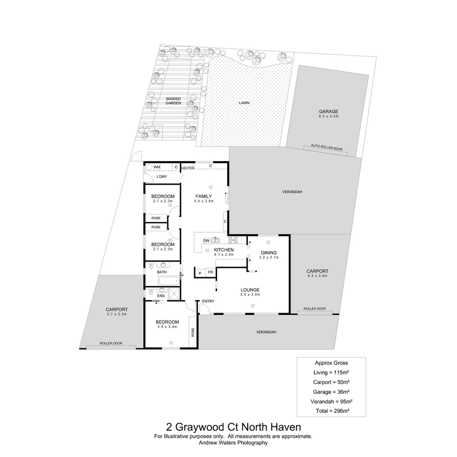 Floorplan of Homely house listing, 2 Graywood Court, North Haven SA 5018