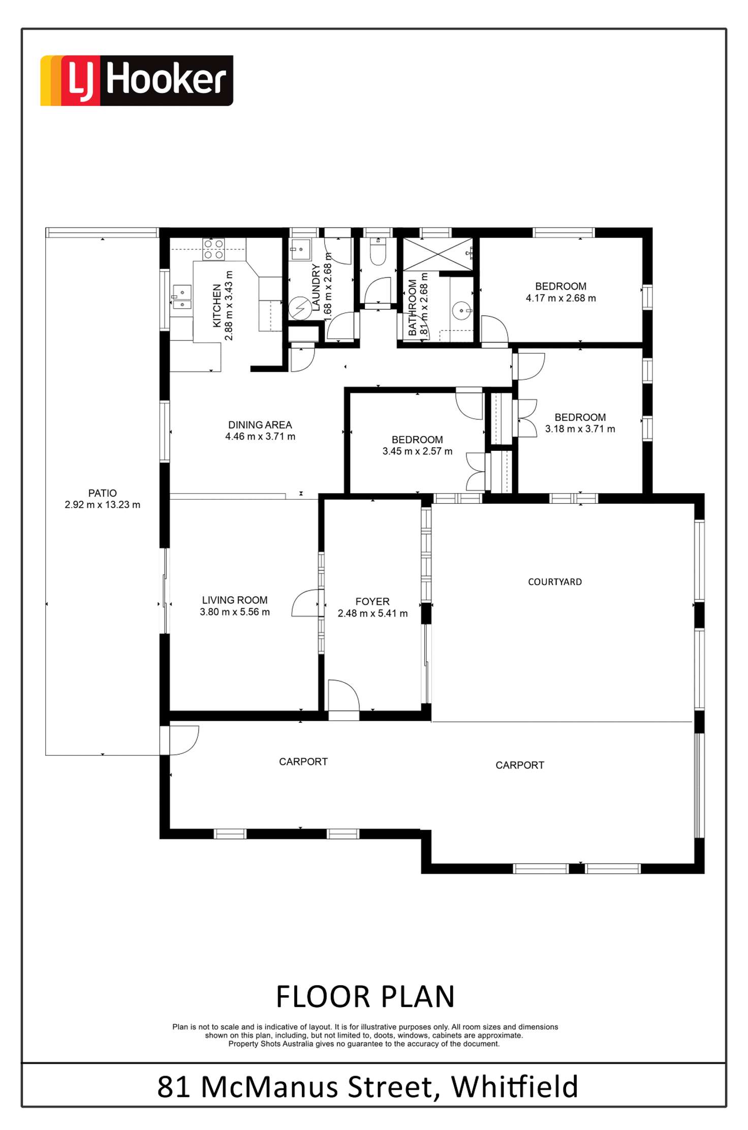 Floorplan of Homely house listing, 81 McManus Street, Whitfield QLD 4870