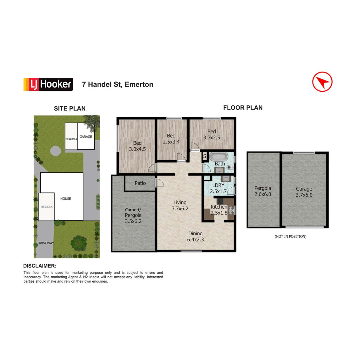 Floorplan of Homely house listing, 7 Handel Avenue, Emerton NSW 2770