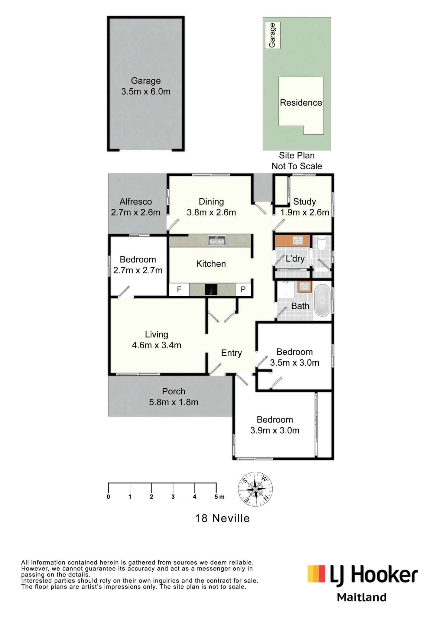 Floorplan of Homely house listing, 18 Neville Street, Rutherford NSW 2320