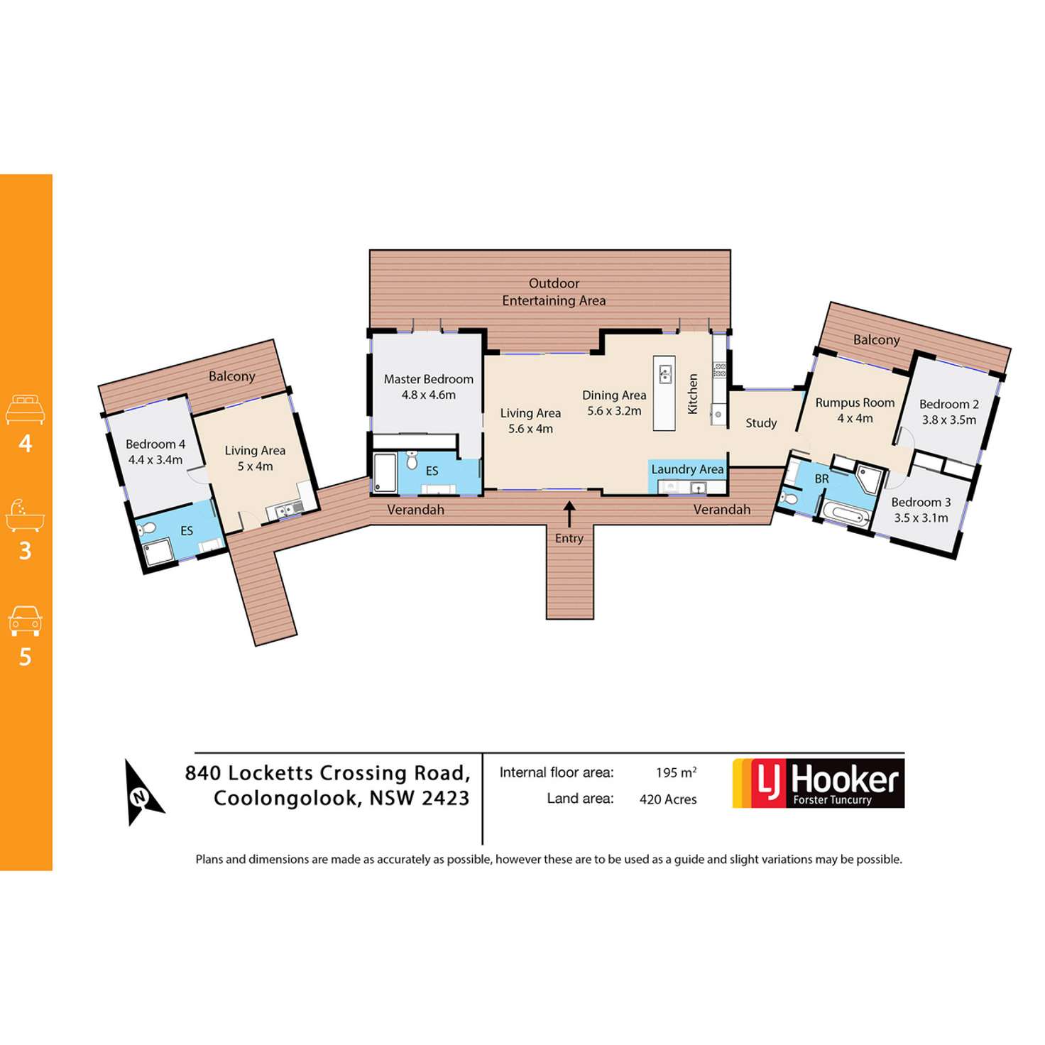 Floorplan of Homely ruralOther listing, 840 Locketts Crossing Road, Coolongolook NSW 2423