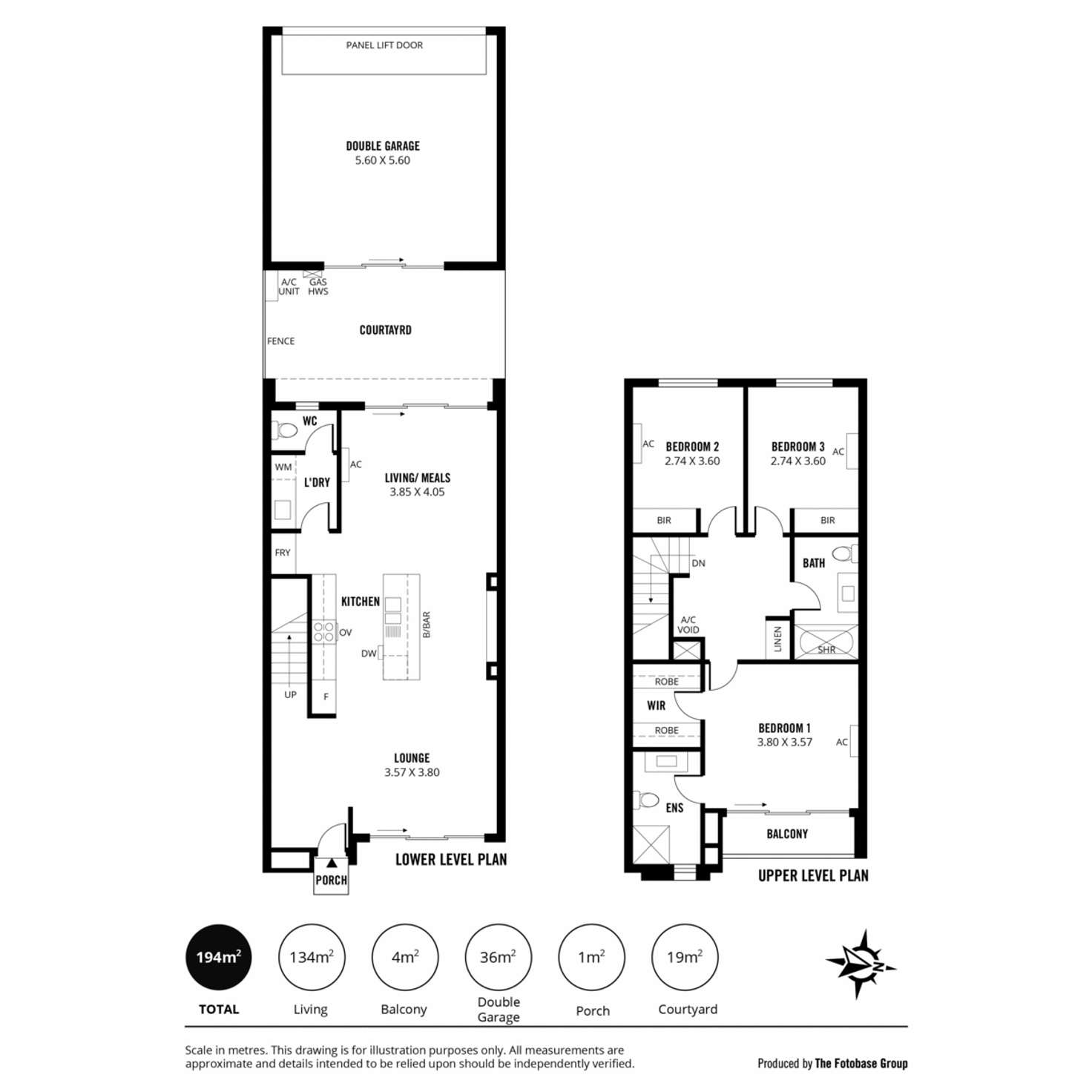 Floorplan of Homely townhouse listing, 6 Waterford Circuit, Lightsview SA 5085
