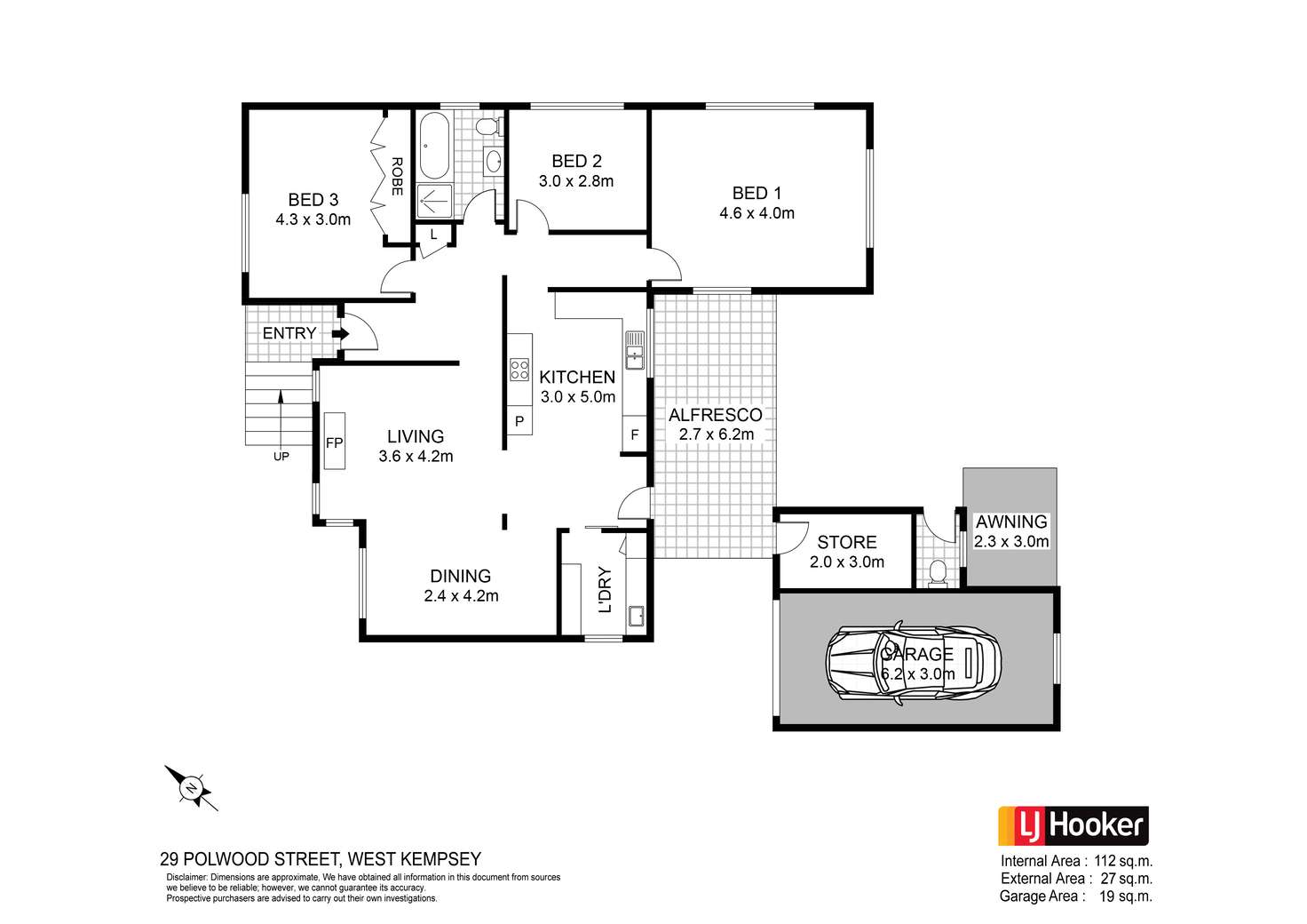 Floorplan of Homely house listing, 29 Polwood Street, West Kempsey NSW 2440