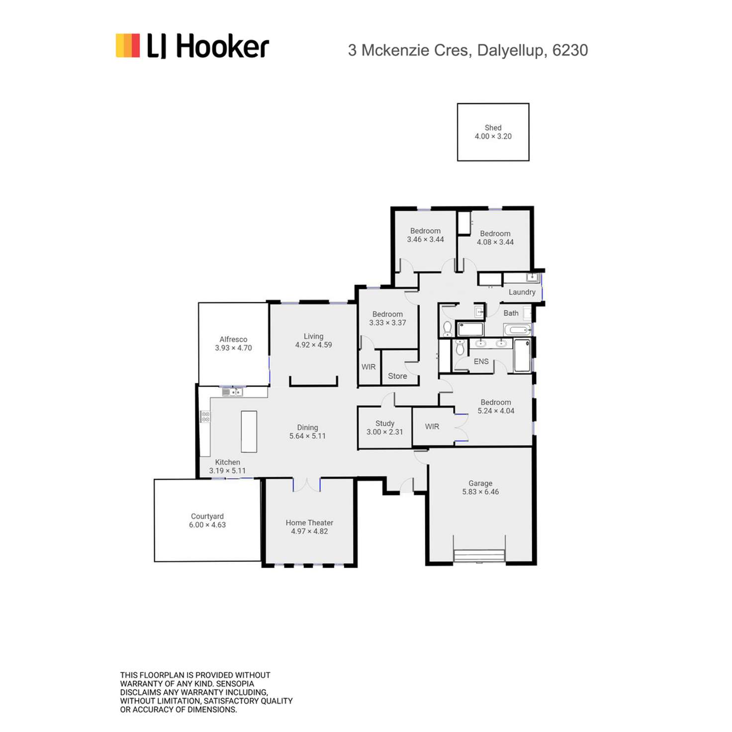 Floorplan of Homely house listing, 3 McKenzie Crescent, Dalyellup WA 6230