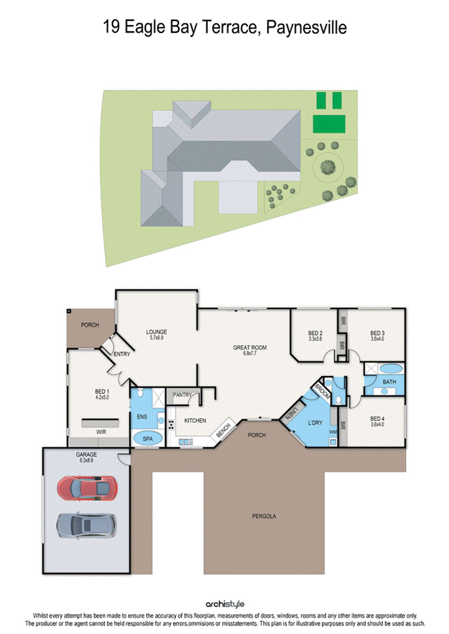 Floorplan of Homely house listing, 19 Eagle Bay Terrace, Paynesville VIC 3880
