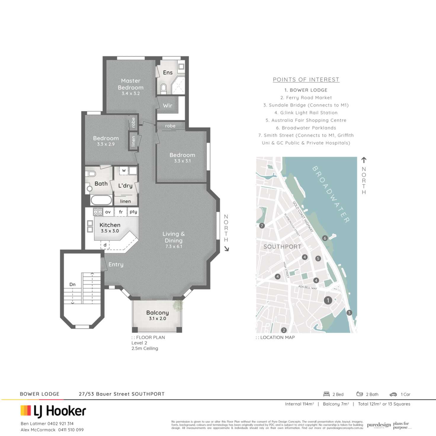 Floorplan of Homely townhouse listing, 27/53 Bauer Street, Southport QLD 4215