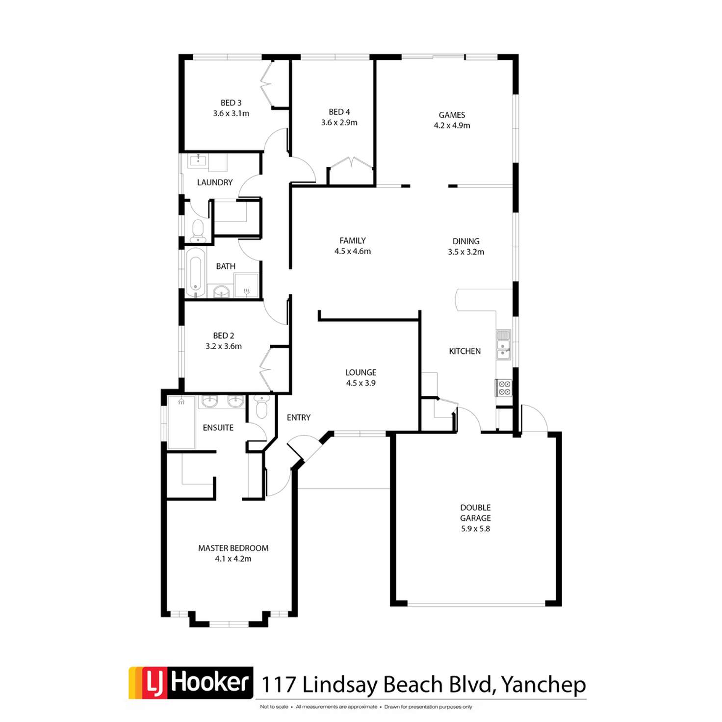 Floorplan of Homely house listing, 117 Lindsay Beach Boulevard, Yanchep WA 6035