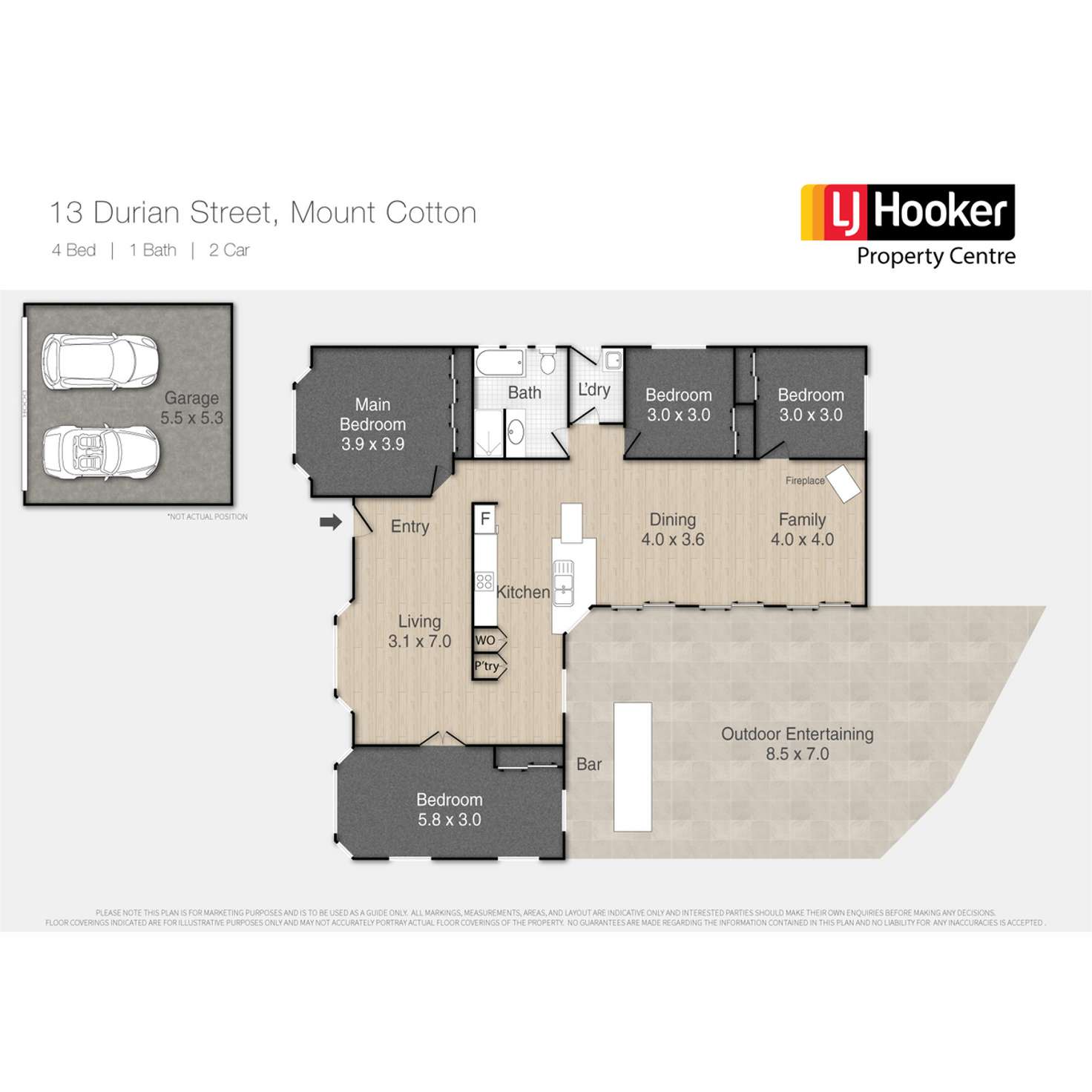 Floorplan of Homely house listing, 13 Durian Street, Mount Cotton QLD 4165