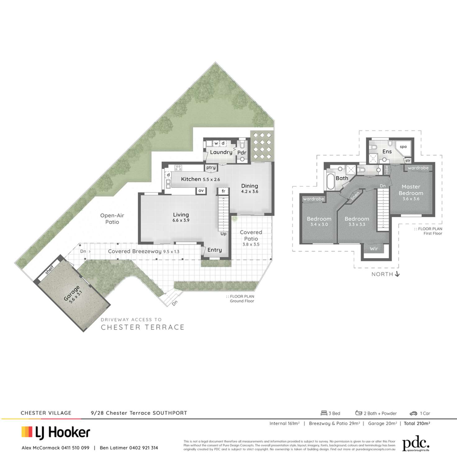 Floorplan of Homely townhouse listing, 9/28 Chester Terrace, Southport QLD 4215