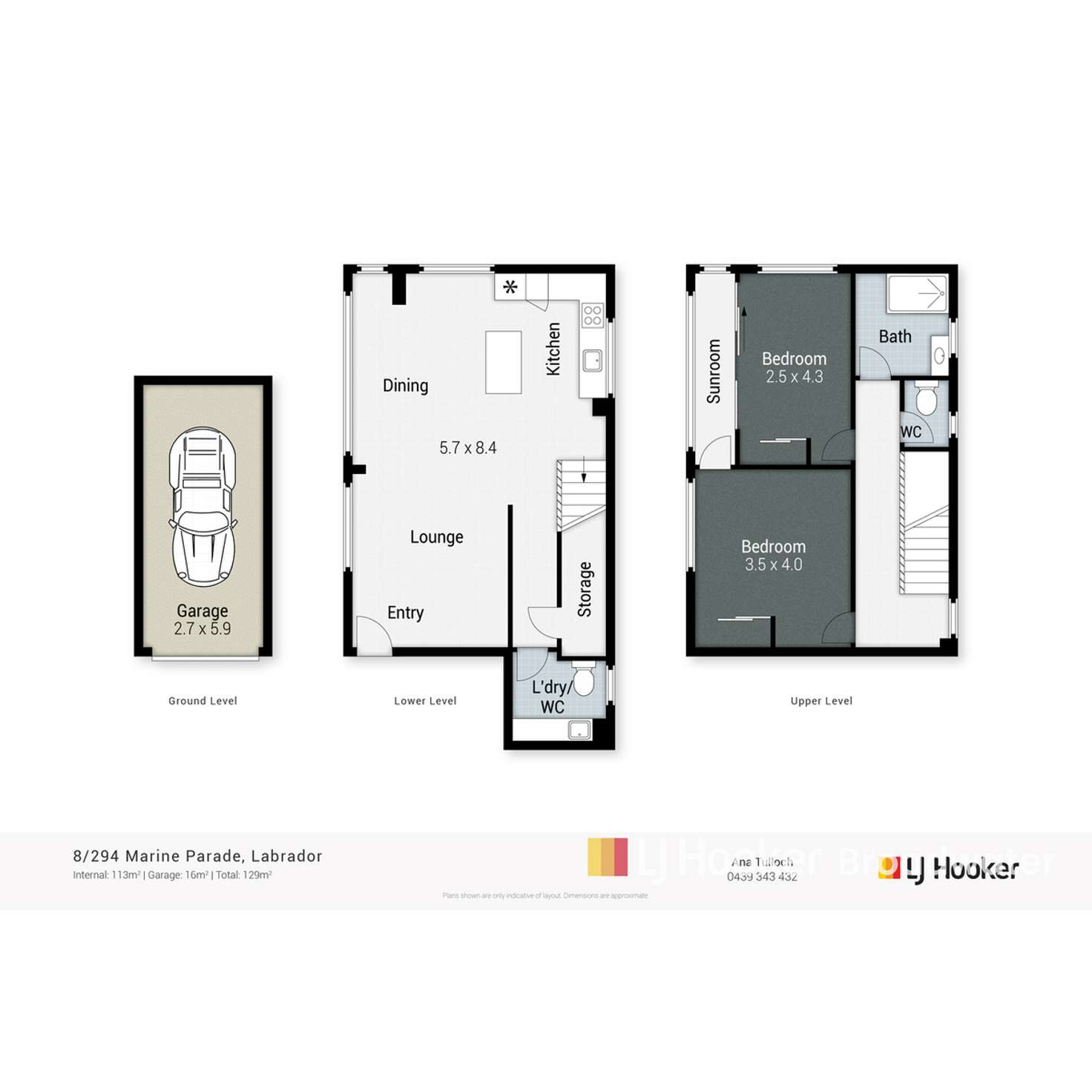 Floorplan of Homely apartment listing, 8/294 Marine Parade, Labrador QLD 4215