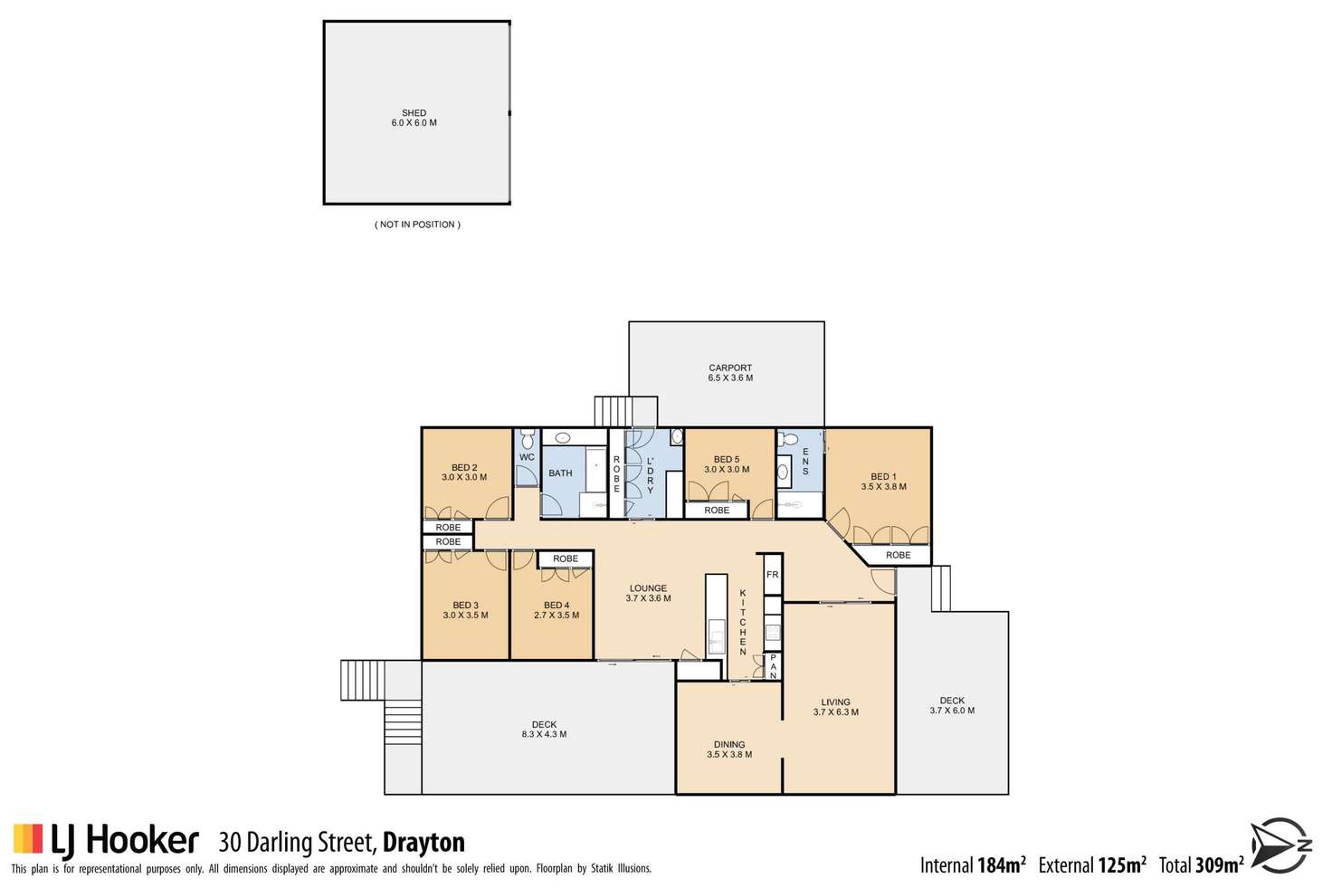 Floorplan of Homely house listing, 30-32 Darling Street, Drayton QLD 4350