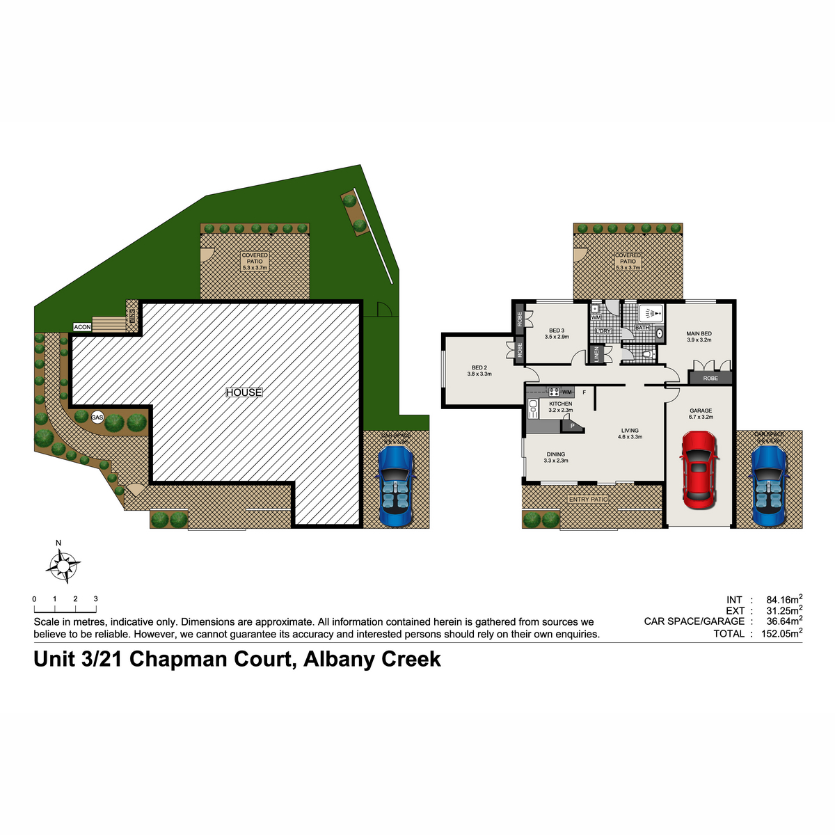 Floorplan of Homely villa listing, 3/21 Chapman Court, Albany Creek QLD 4035
