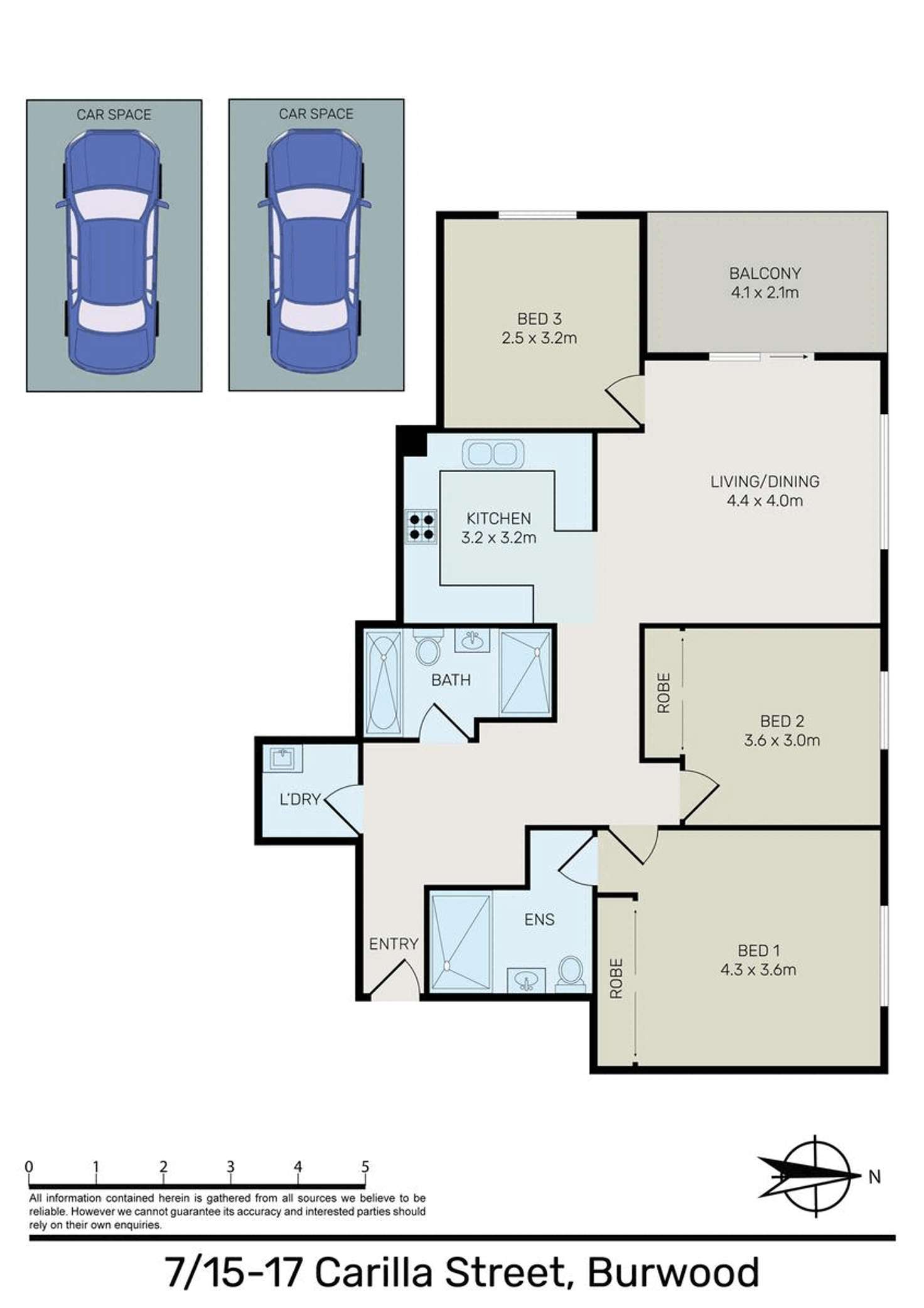 Floorplan of Homely unit listing, 7/15-17 Carilla Street, Burwood NSW 2134