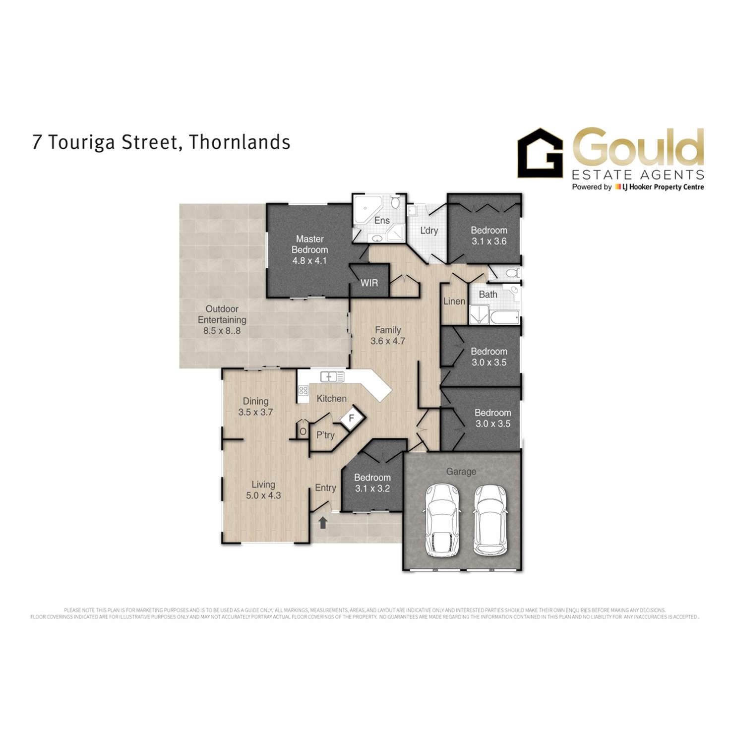 Floorplan of Homely house listing, 7 Touriga Street, Thornlands QLD 4164