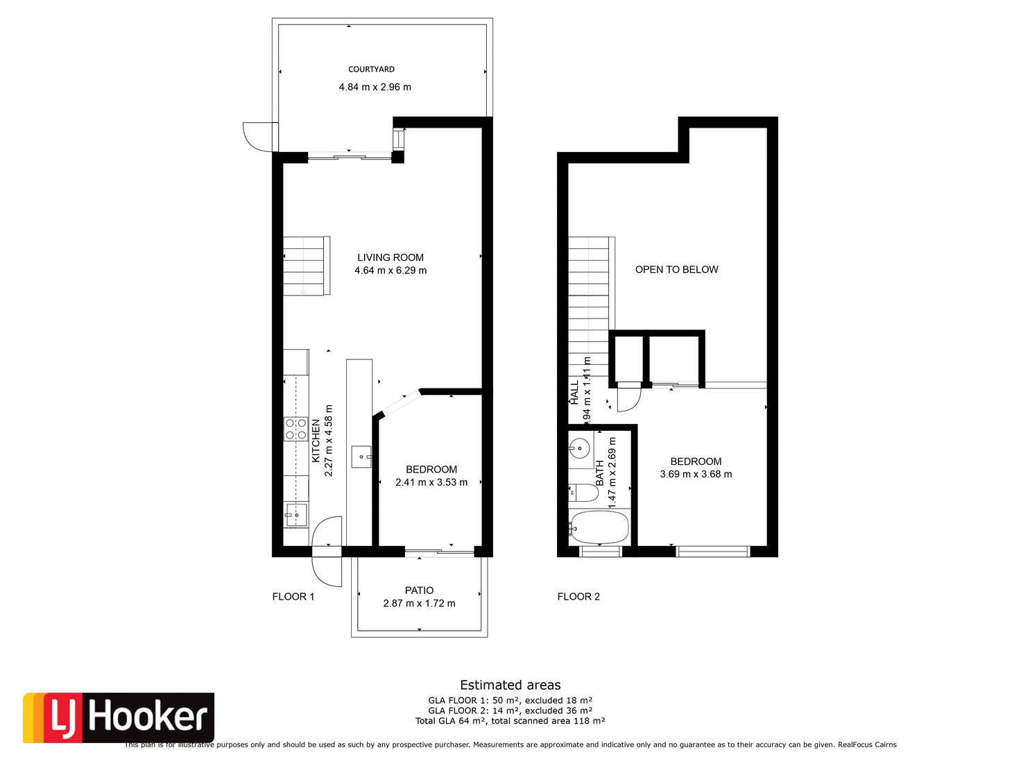 Floorplan of Homely unit listing, 6/24 Jensen Street, Manoora QLD 4870