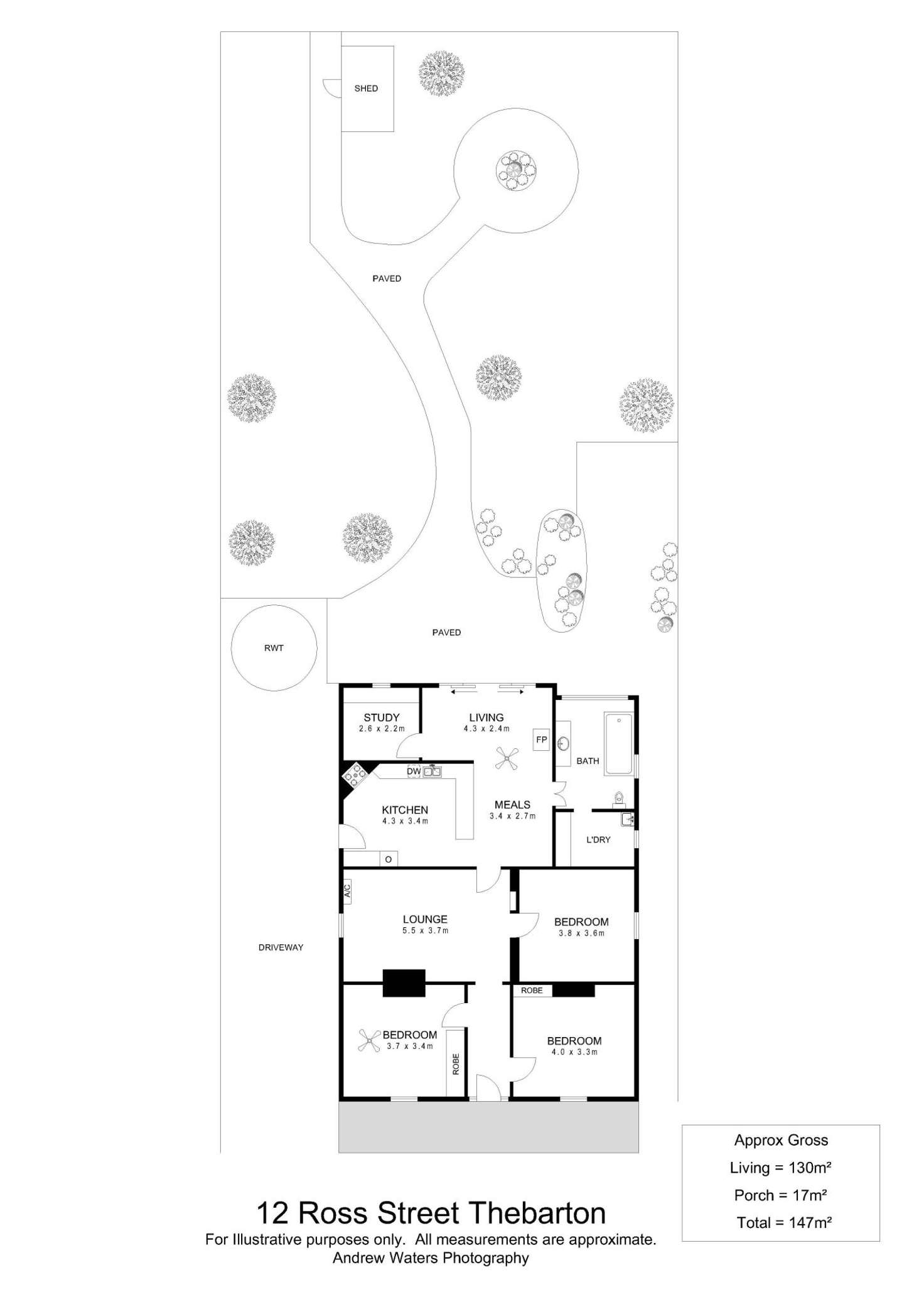 Floorplan of Homely house listing, 12 Ross Street, Thebarton SA 5031