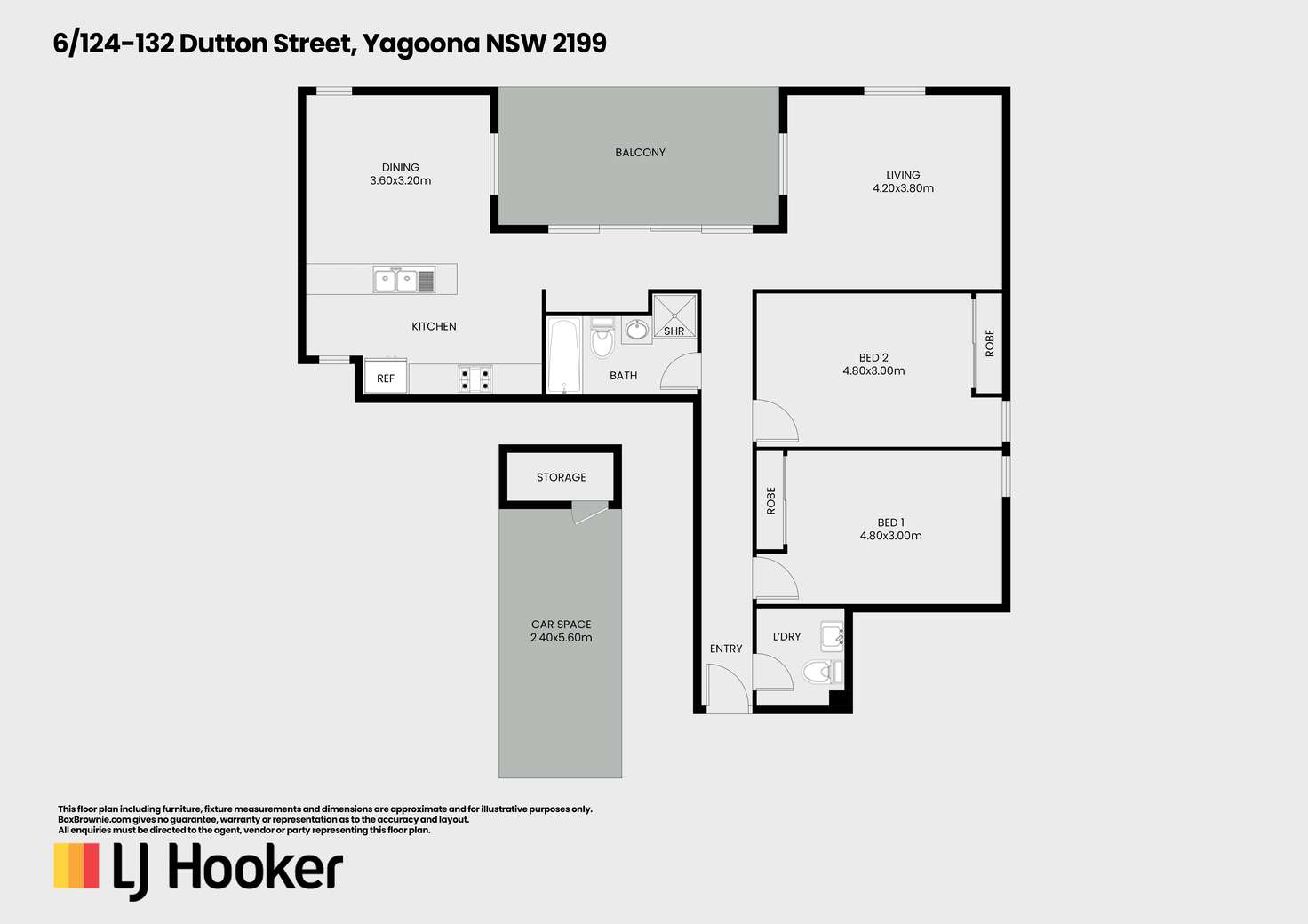 Floorplan of Homely unit listing, 6/124 Dutton St, Yagoona NSW 2199