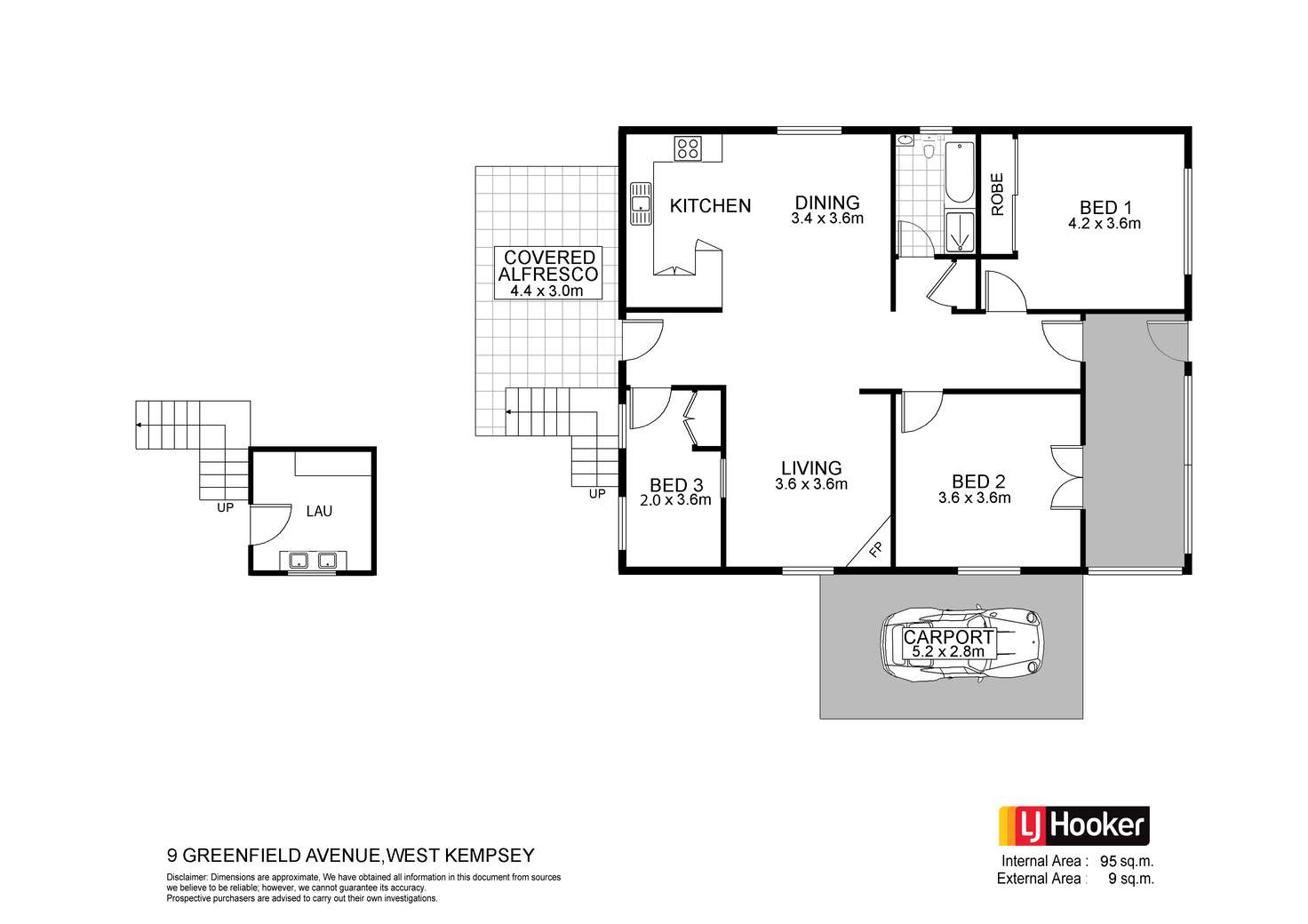Floorplan of Homely house listing, 9 Greenfields Avenue, West Kempsey NSW 2440
