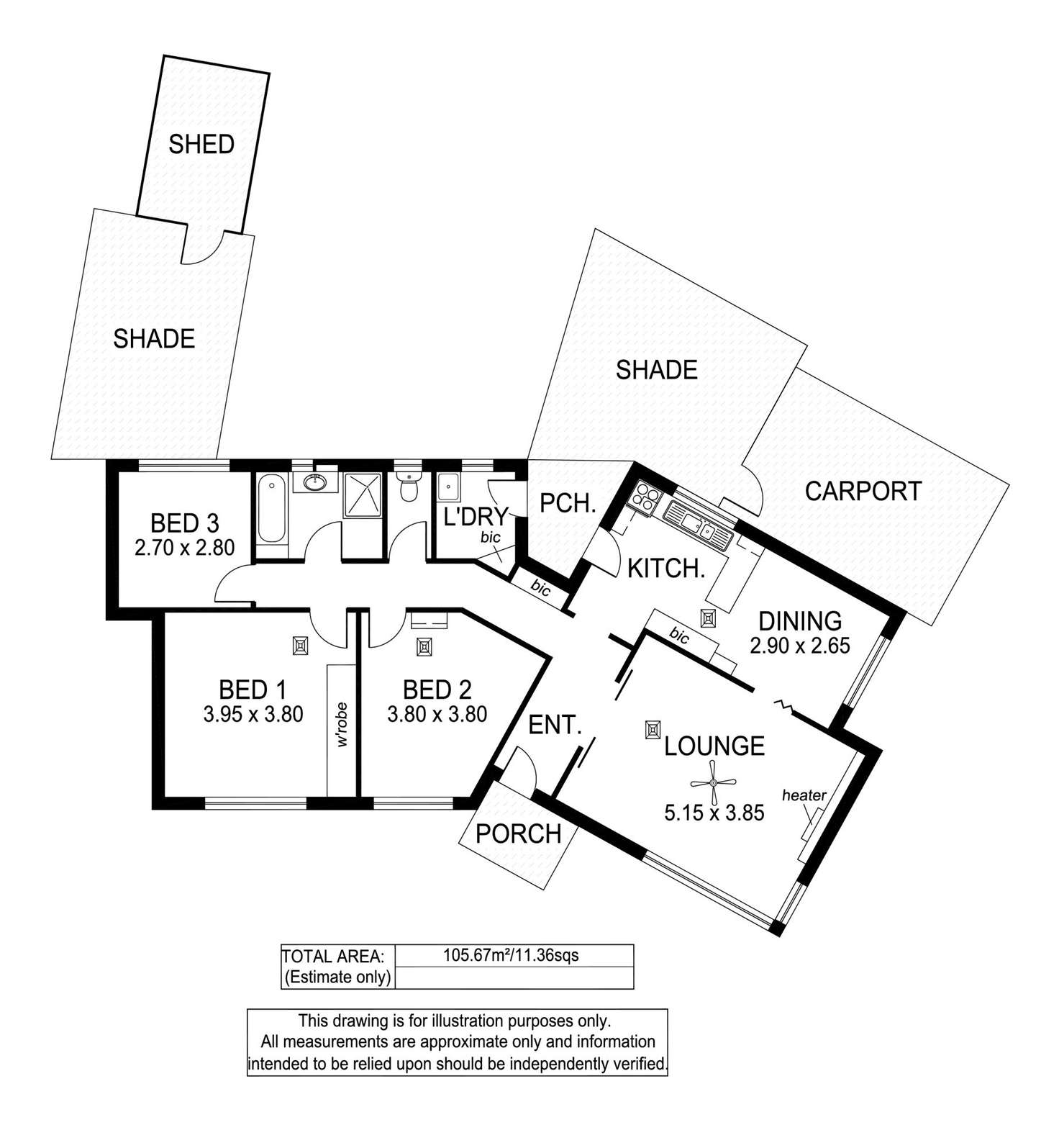 Floorplan of Homely house listing, 46 Somers Street, North Brighton SA 5048
