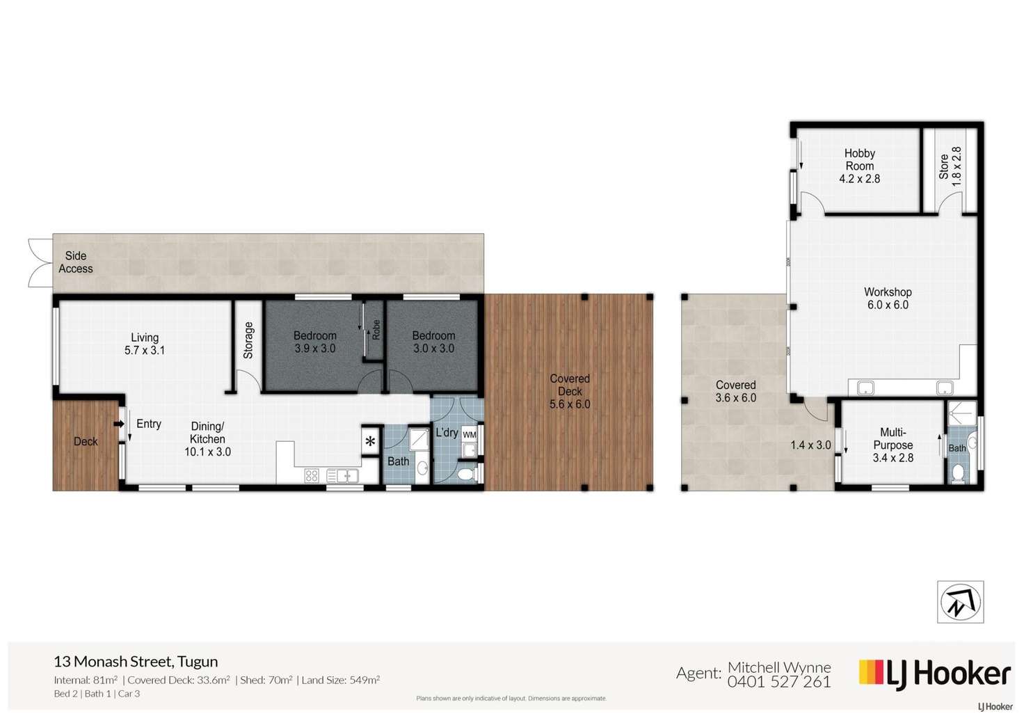 Floorplan of Homely house listing, 13 Monash Street, Tugun QLD 4224