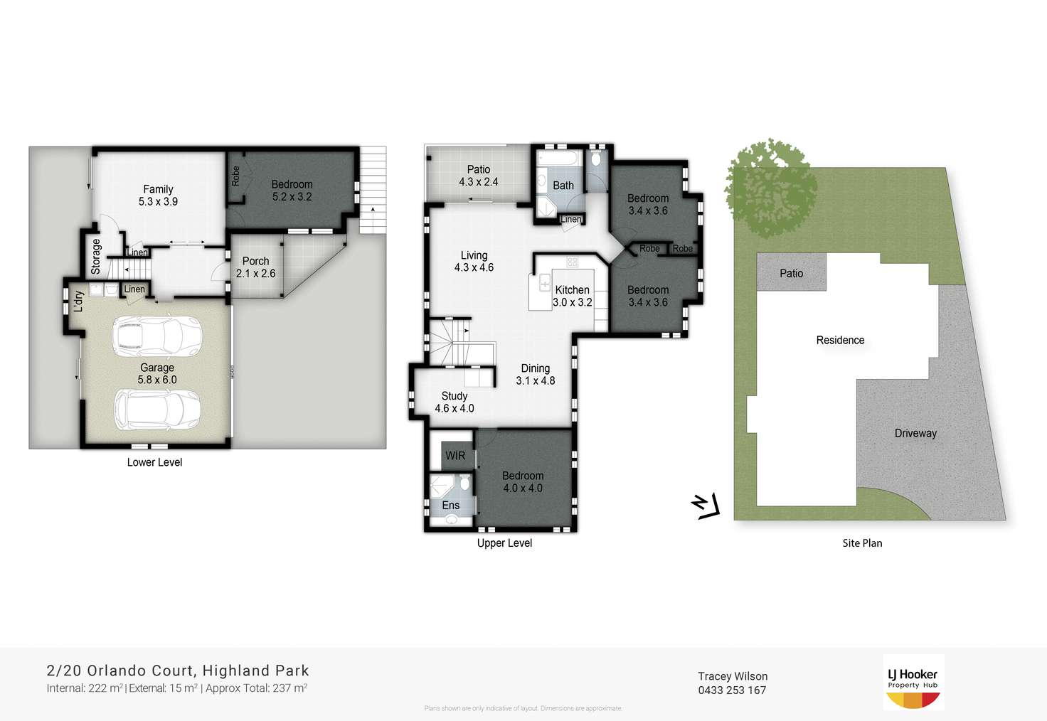 Floorplan of Homely semiDetached listing, 2/20 Orlando Court, Highland Park QLD 4211