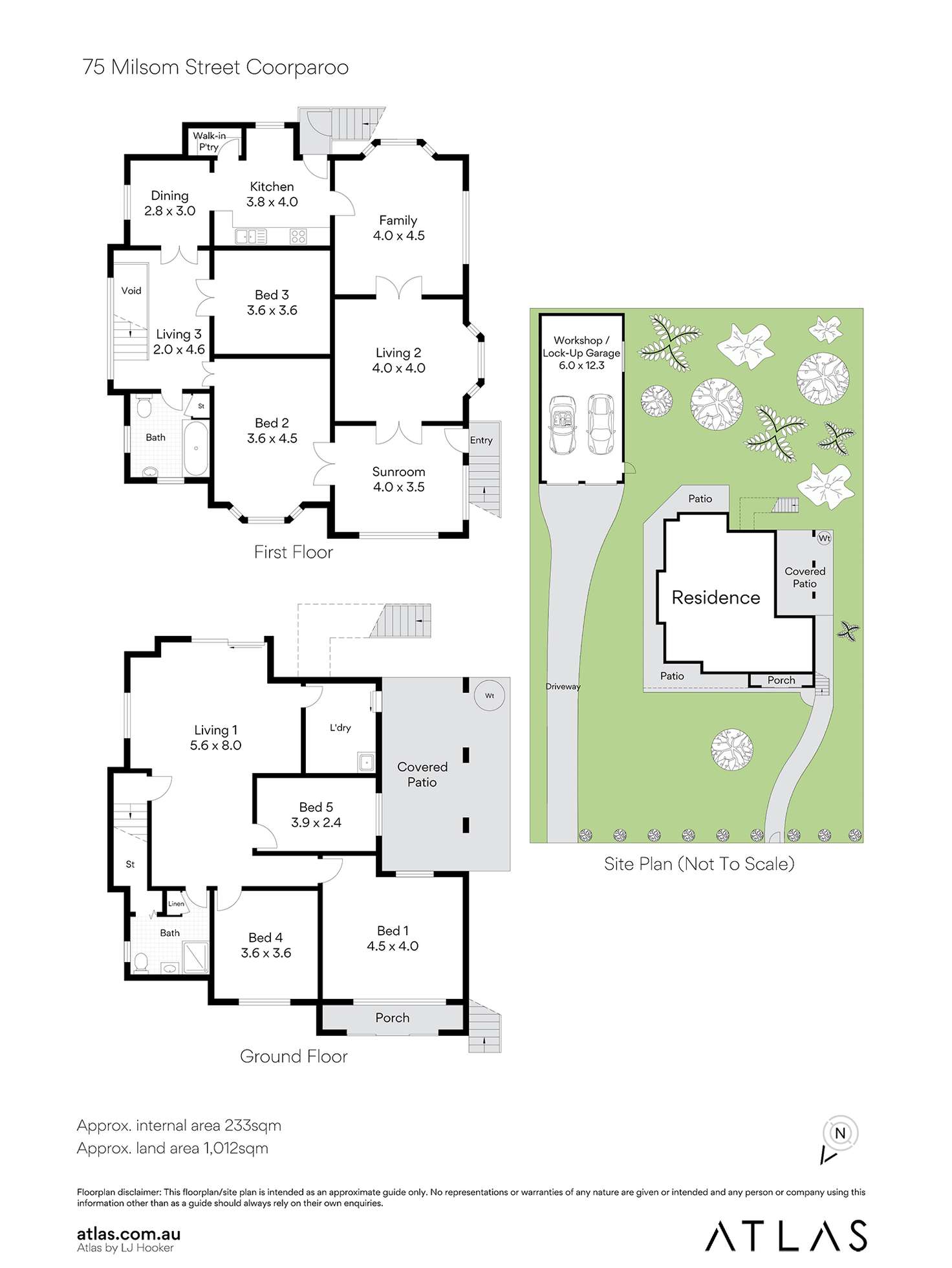 Floorplan of Homely house listing, 75 Milsom Street, Coorparoo QLD 4151