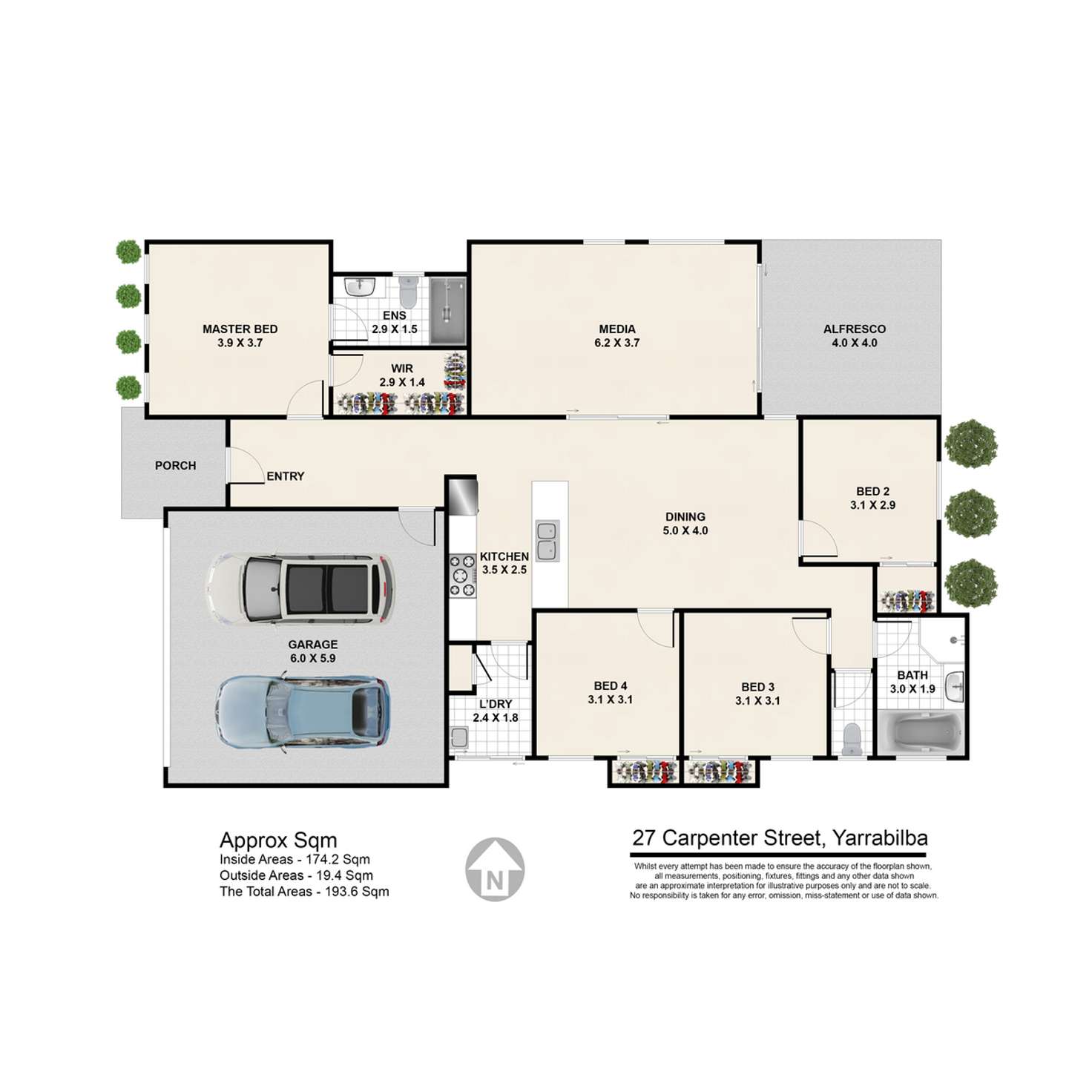 Floorplan of Homely house listing, 27 Carpenter Street, Yarrabilba QLD 4207