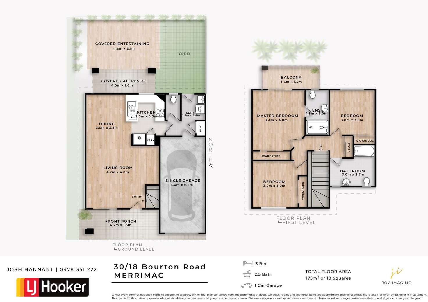 Floorplan of Homely townhouse listing, 30/18 Bourton Road, Merrimac QLD 4226