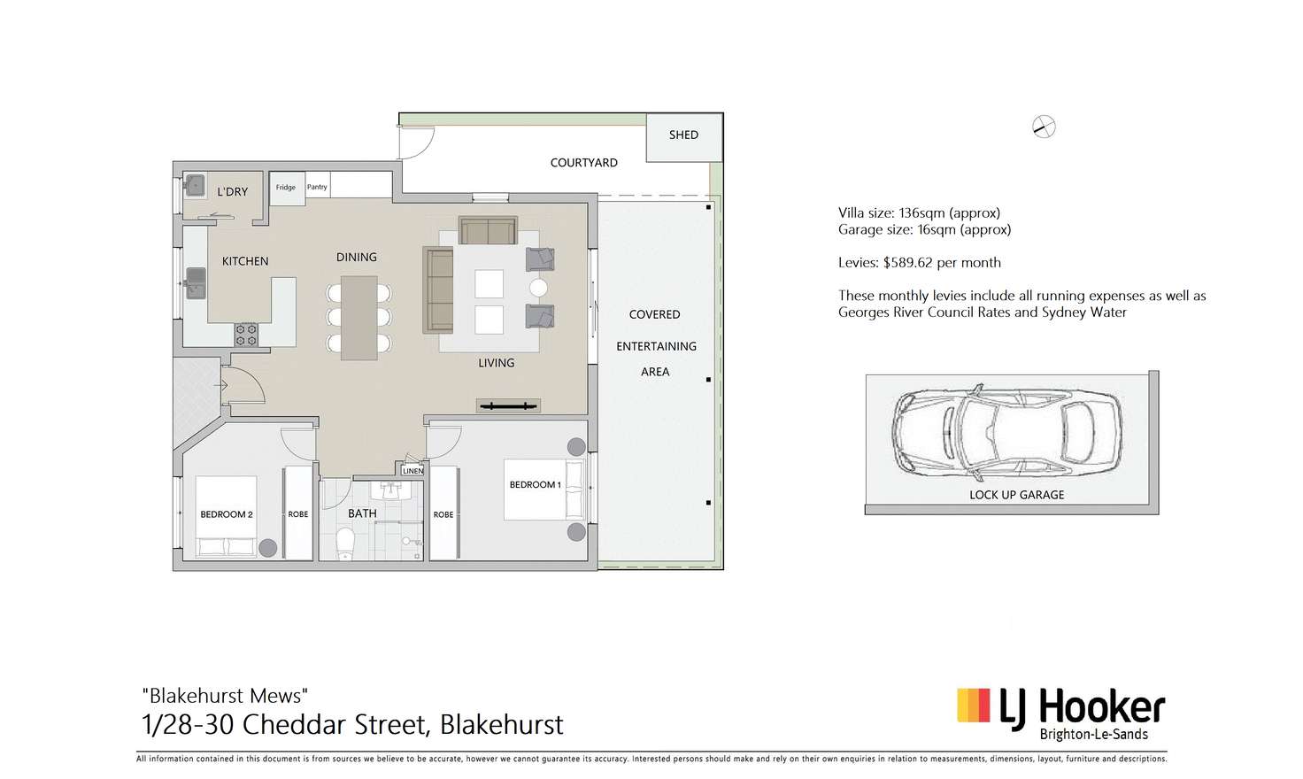 Floorplan of Homely retirement listing, 1/28-30 Cheddar Street, Blakehurst NSW 2221