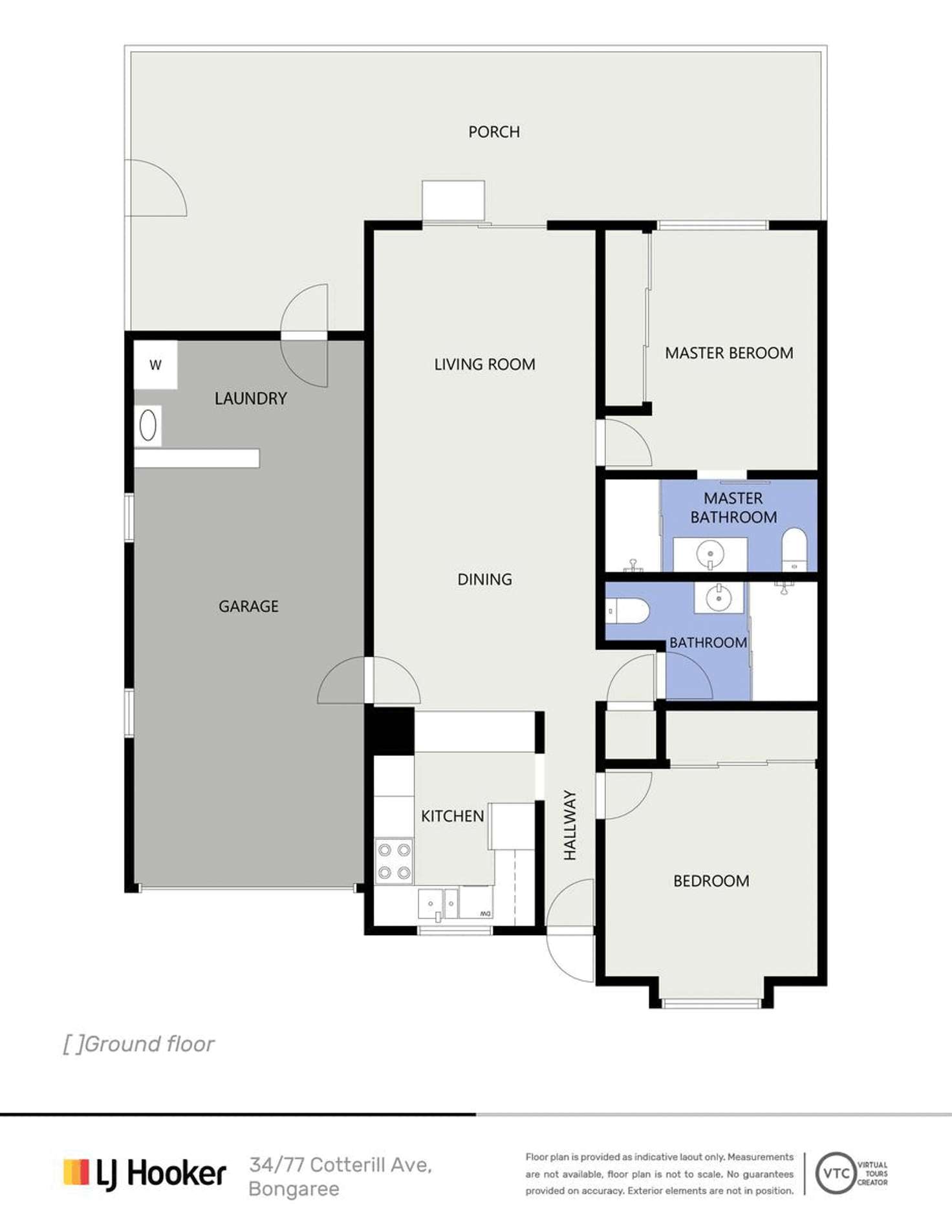 Floorplan of Homely unit listing, 34/77 Cotterill Avenue, Bongaree QLD 4507