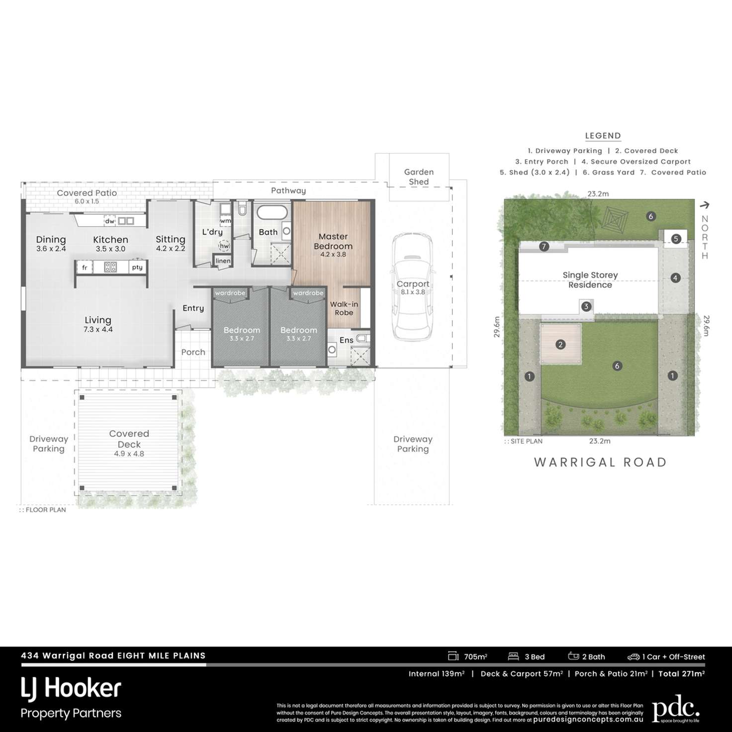 Floorplan of Homely house listing, 434 Warrigal Road, Eight Mile Plains QLD 4113