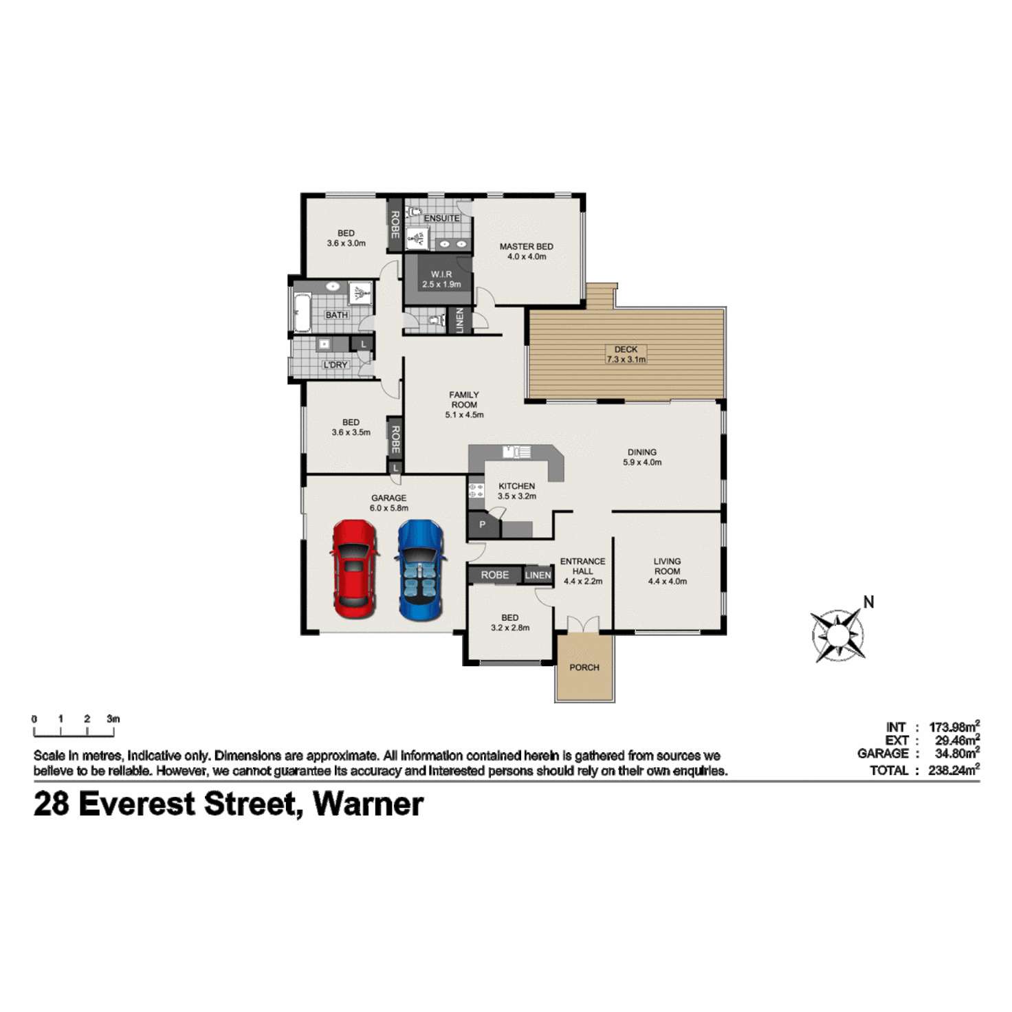 Floorplan of Homely house listing, 28 Everest Street, Warner QLD 4500