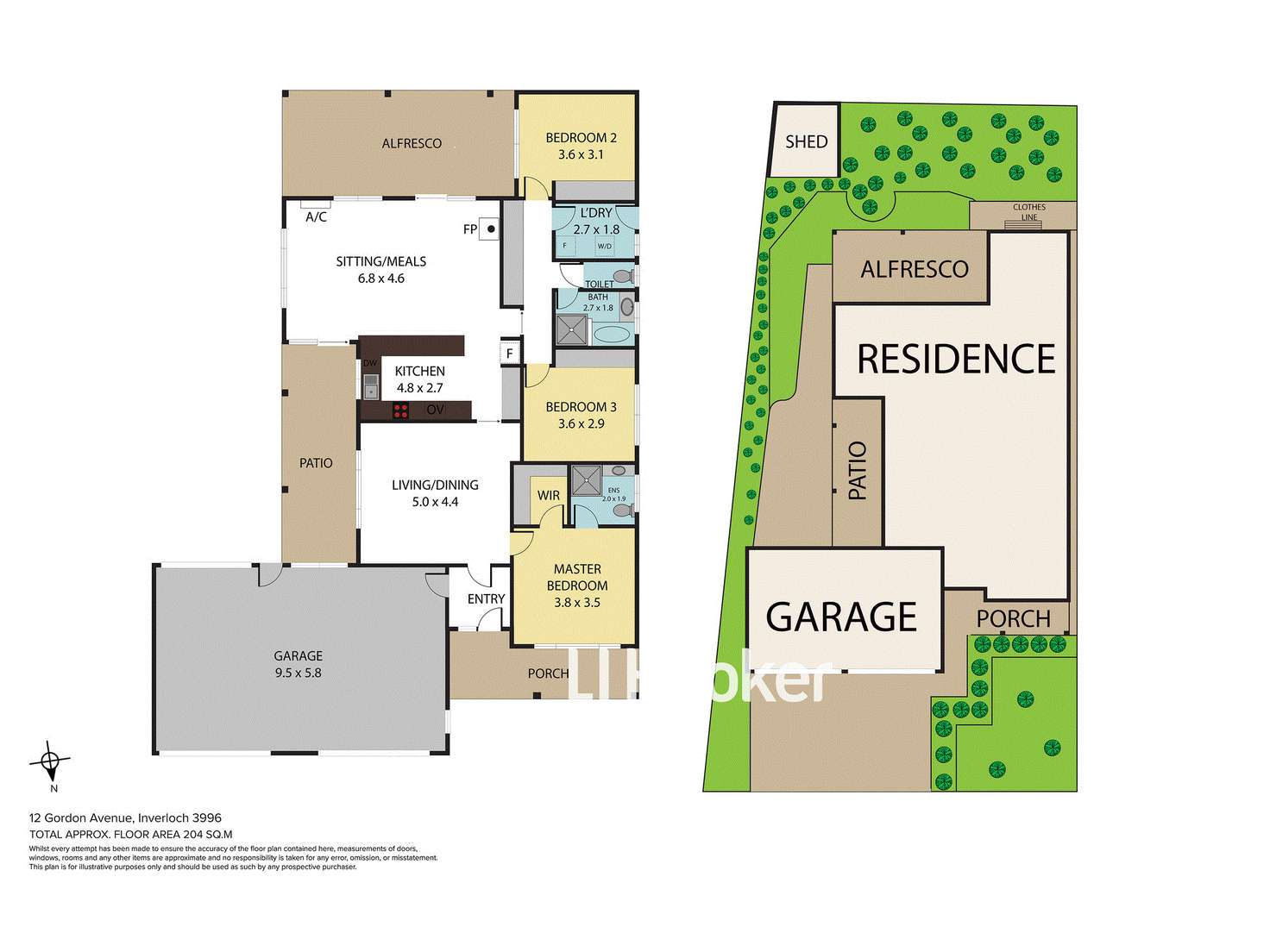 Floorplan of Homely house listing, 12 Gordon Avenue, Inverloch VIC 3996