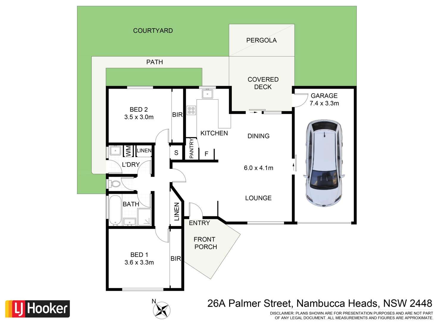 Floorplan of Homely house listing, 26A Palmer Street, Nambucca Heads NSW 2448