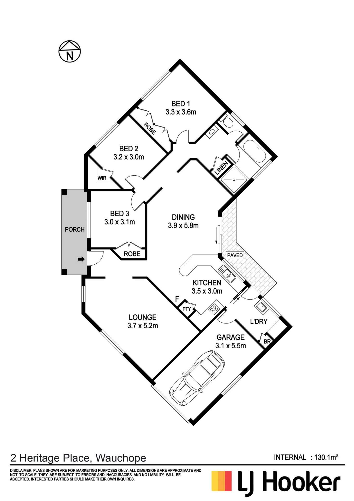 Floorplan of Homely house listing, 2 Heritage Place, Wauchope NSW 2446