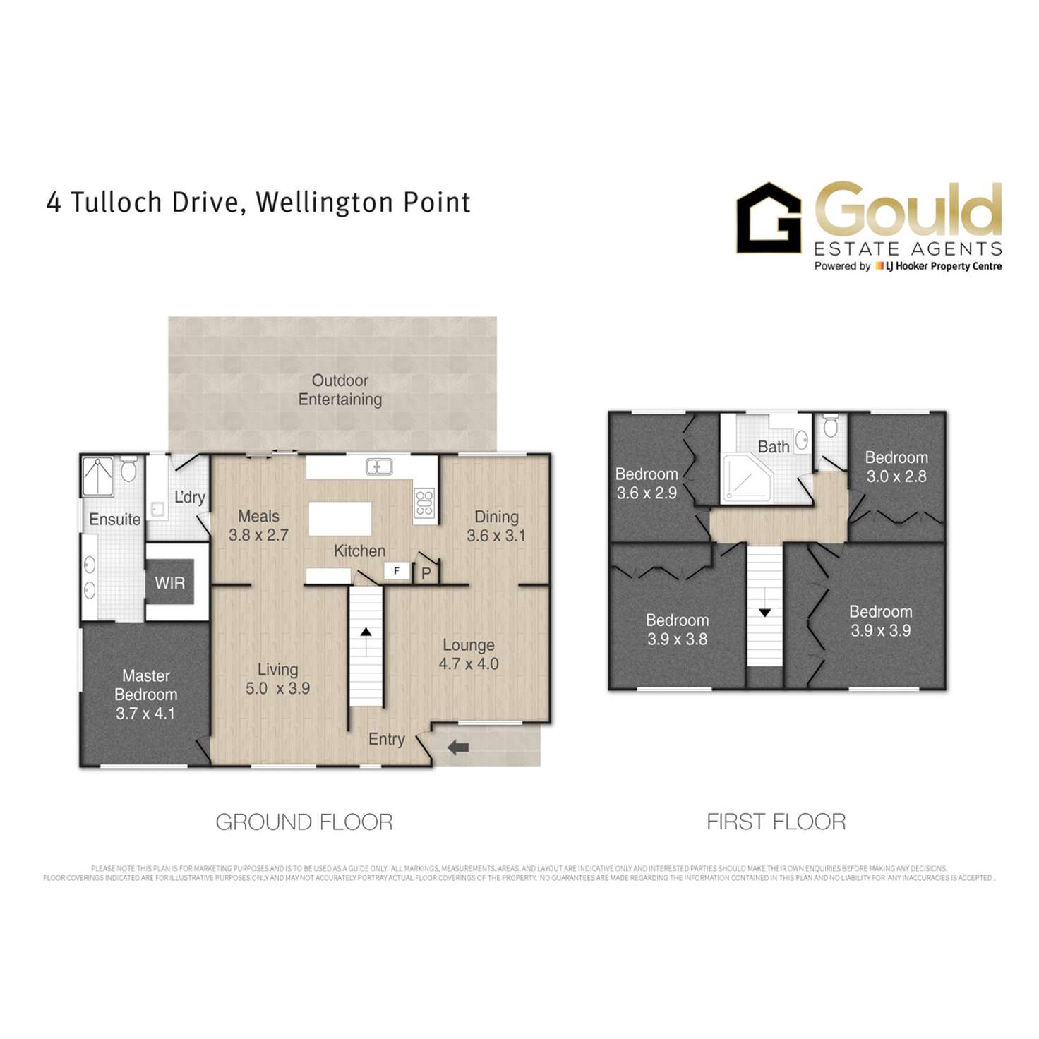Floorplan of Homely house listing, 4 Tulloch Drive, Wellington Point QLD 4160