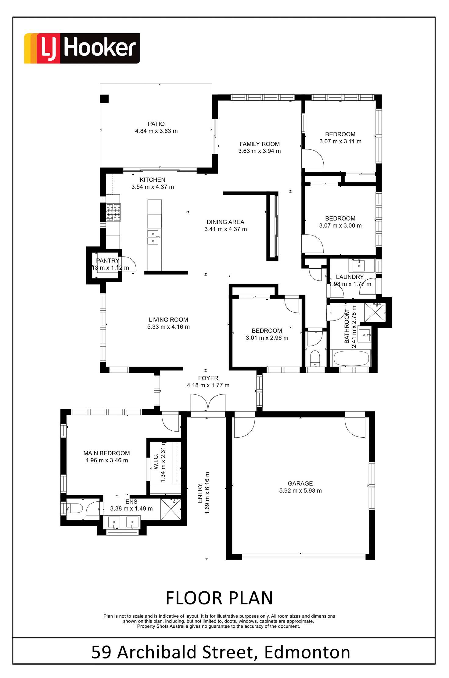 Floorplan of Homely house listing, 59 Archibald Street, Edmonton QLD 4869